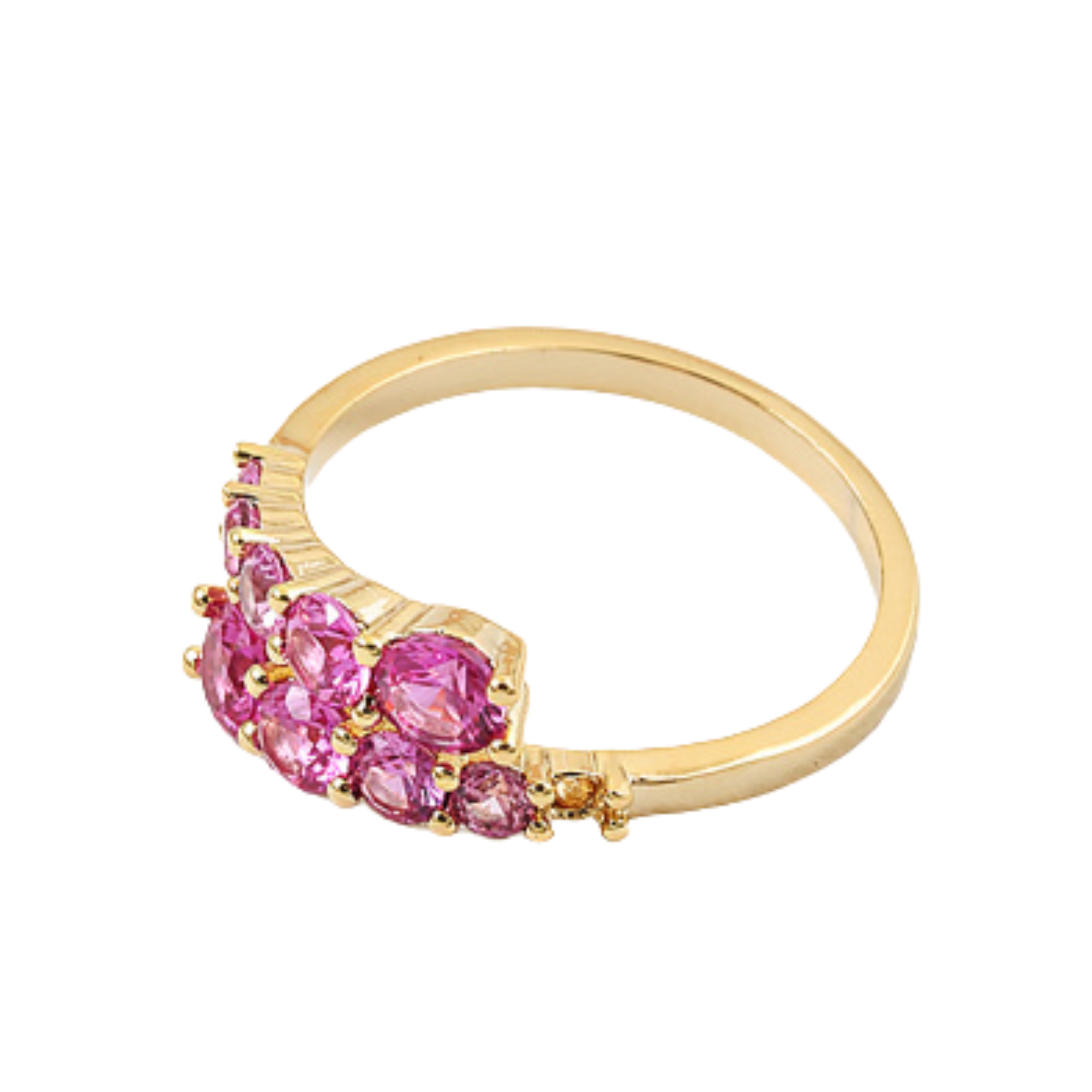 Bejeweled Adjustable CZ Ring