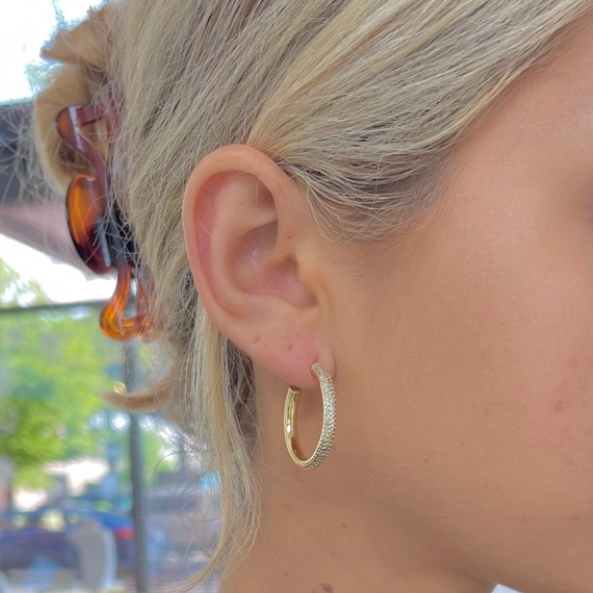 Jennie Gold Hoops