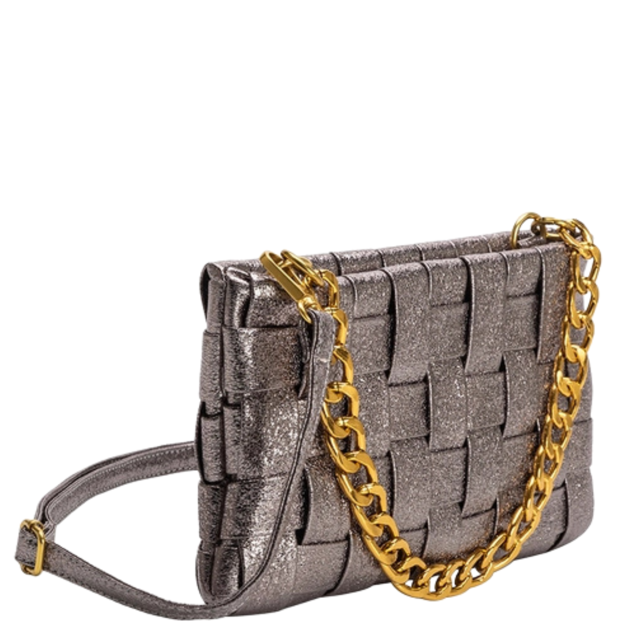 Mimie Metallic Recycled Vegan Crossbody Bag