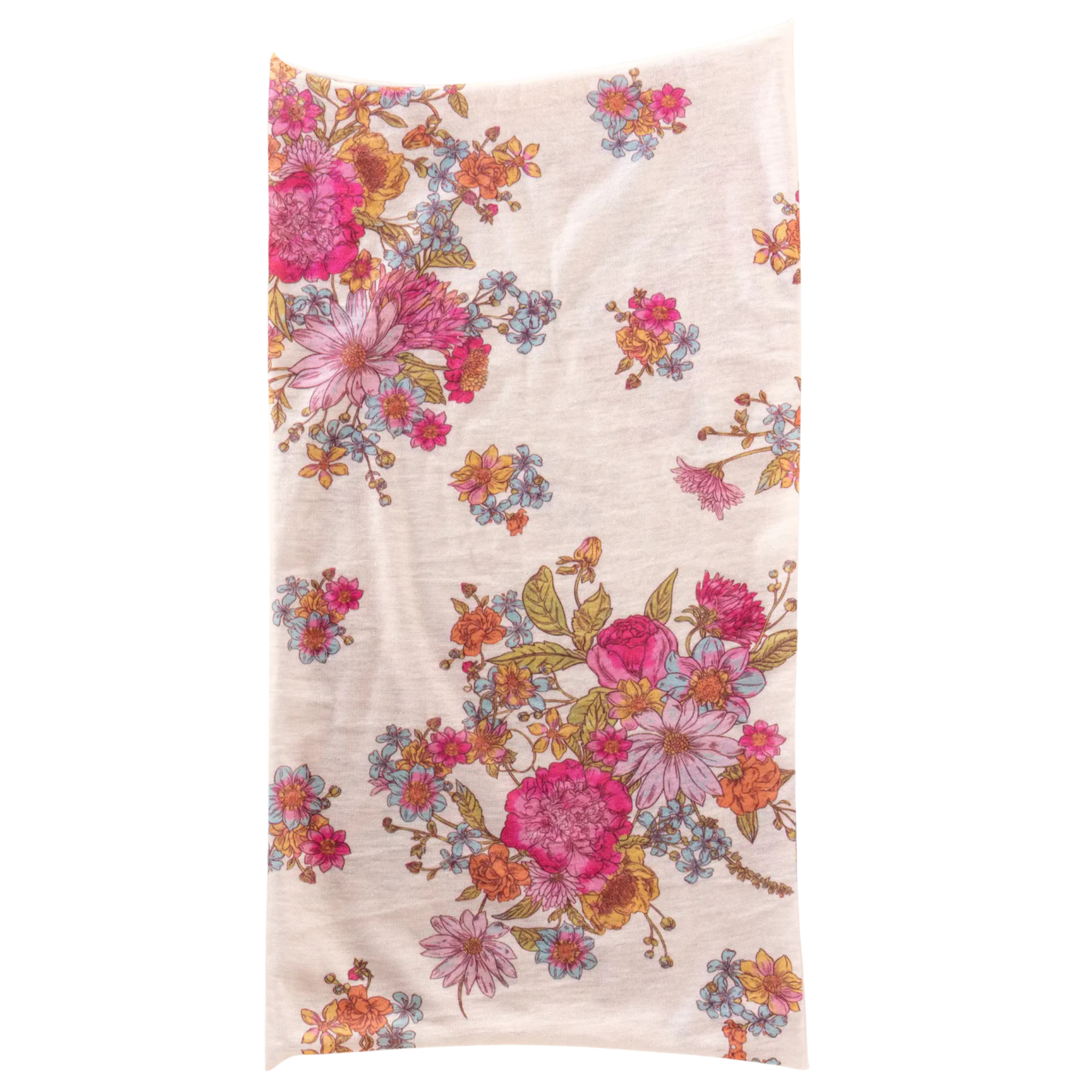 Full Boho Bandeau® Headband in English Garden Cream by Natural Life, featuring floral patterns and soft fabric design.