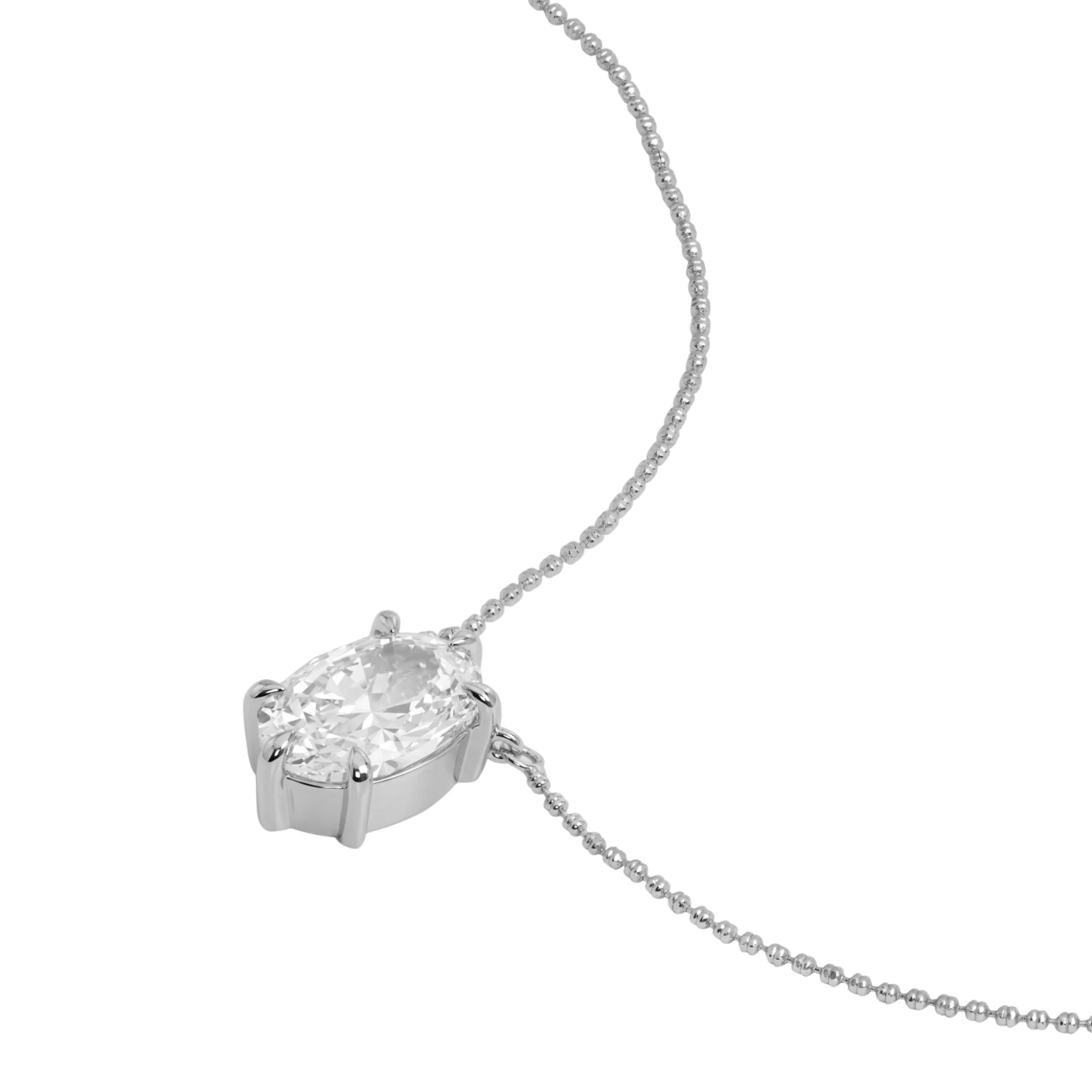 Melinda Maria She's On Point necklace featuring a sleek, modern pendant on a delicate chain.
