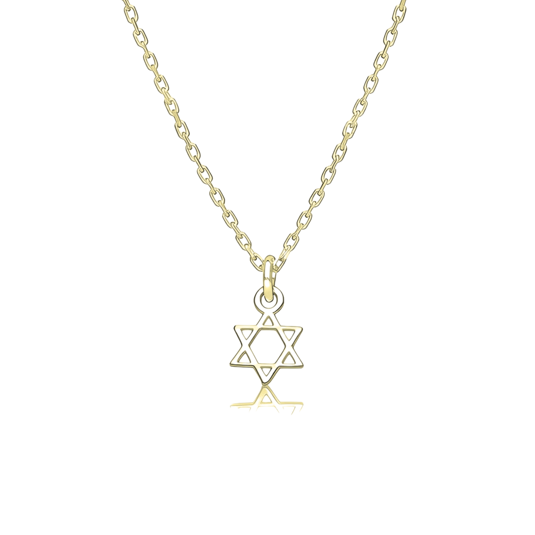 Tiny Jewish Star of David Necklace