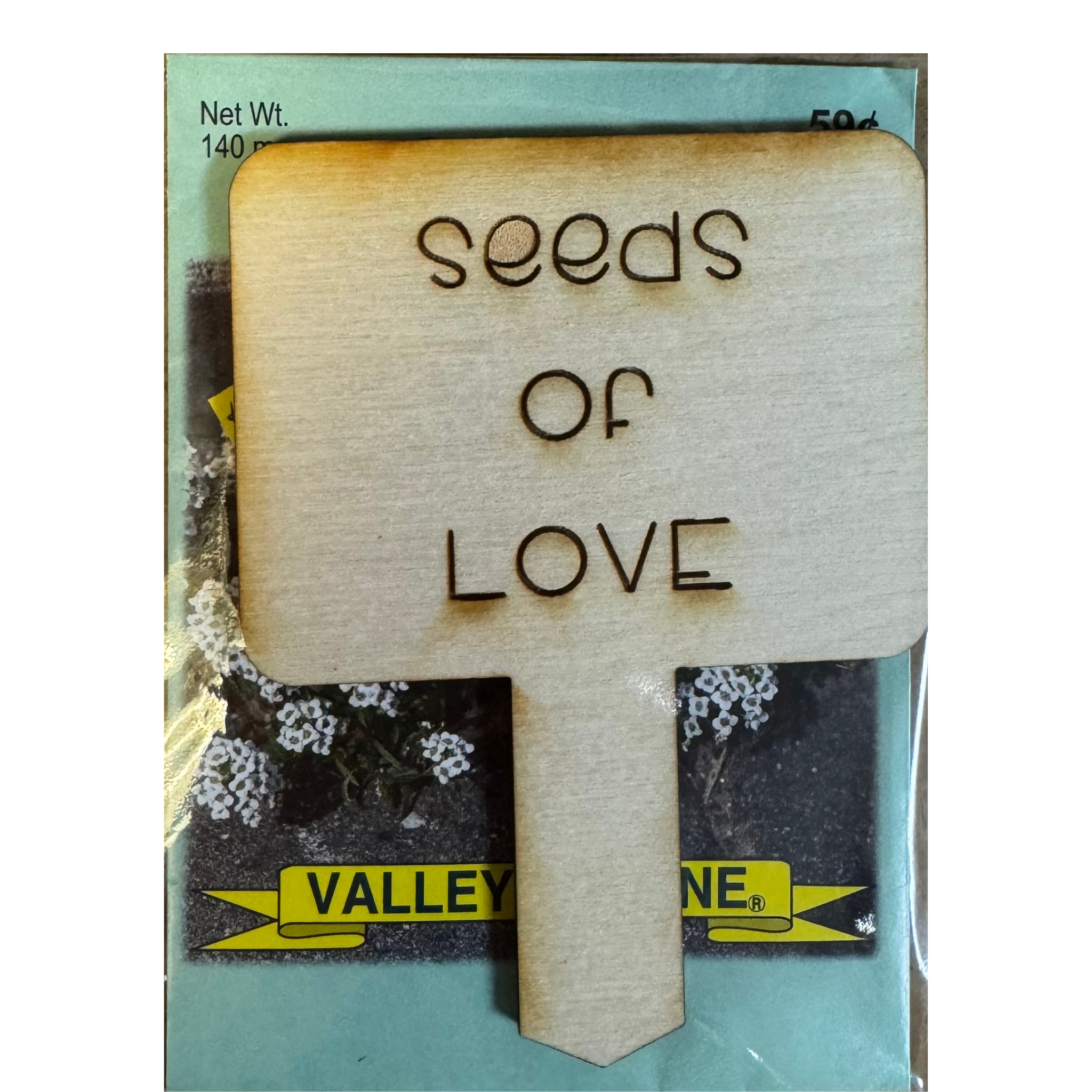 mothers day plant wood stakes with seeds
