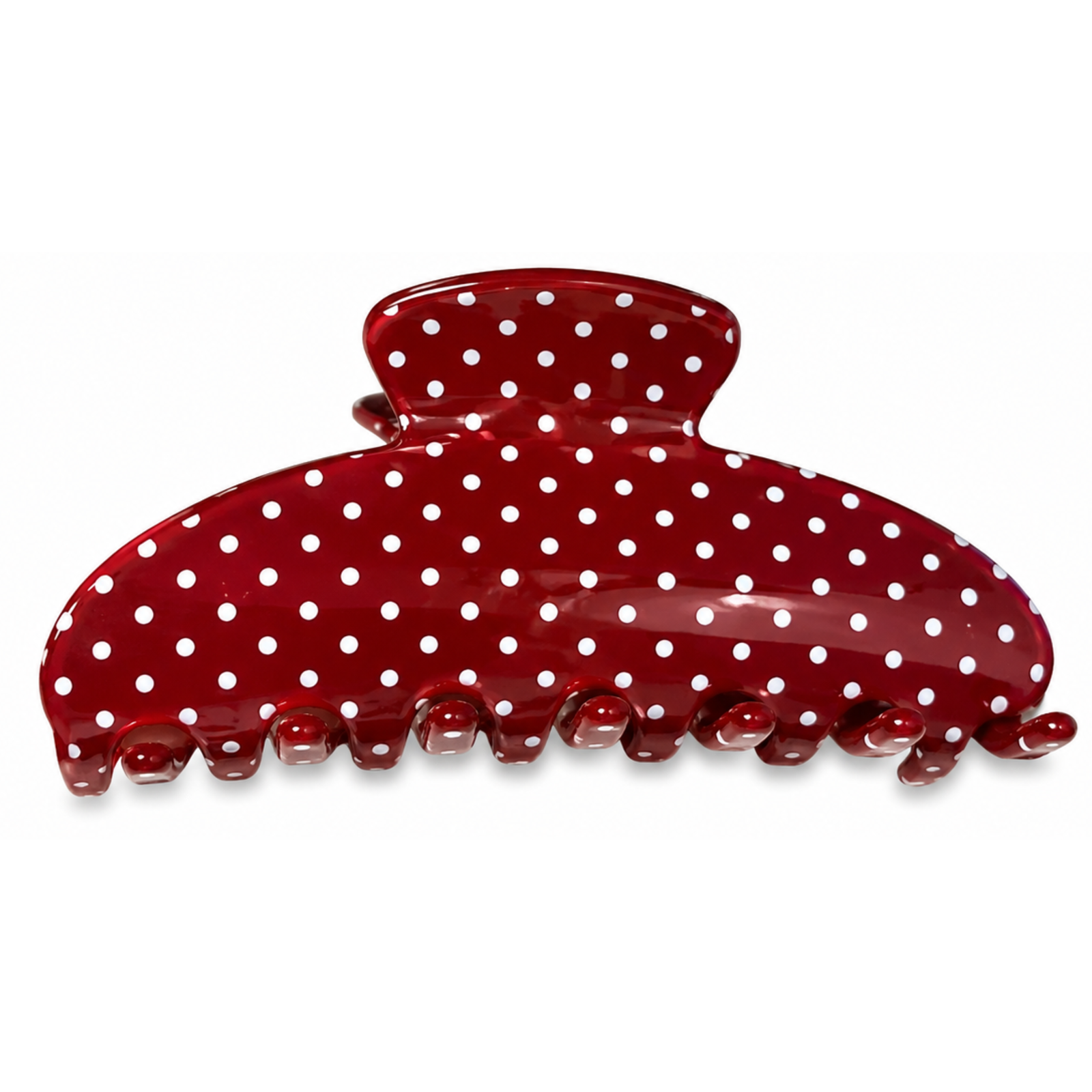 Polka Dot Claw Hair Clip