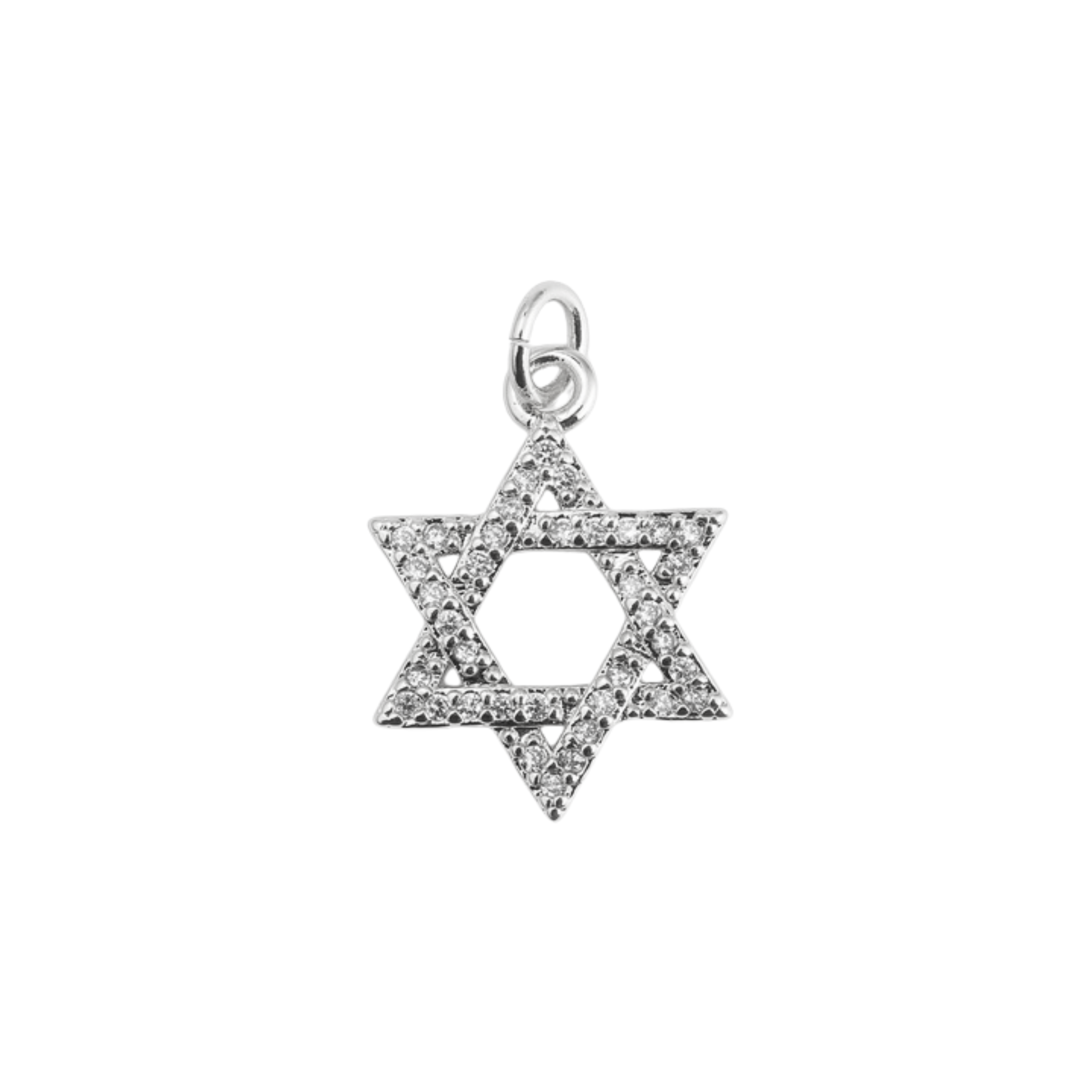 Jewish Star Sterling Silver Charm