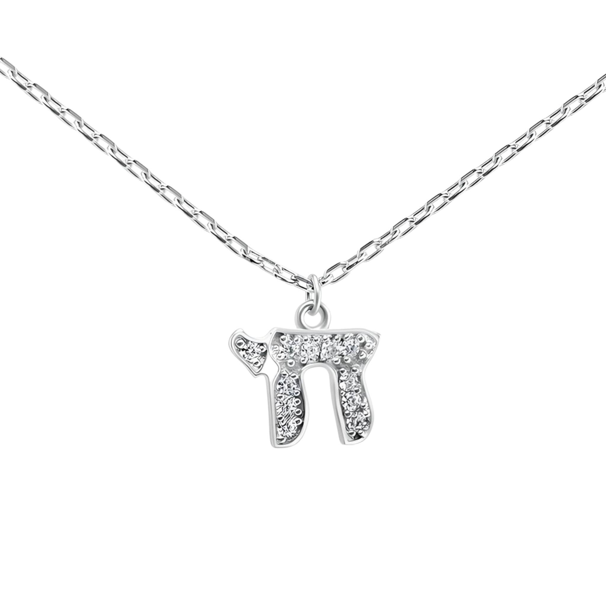 Chai Charm with Sparkling Stones