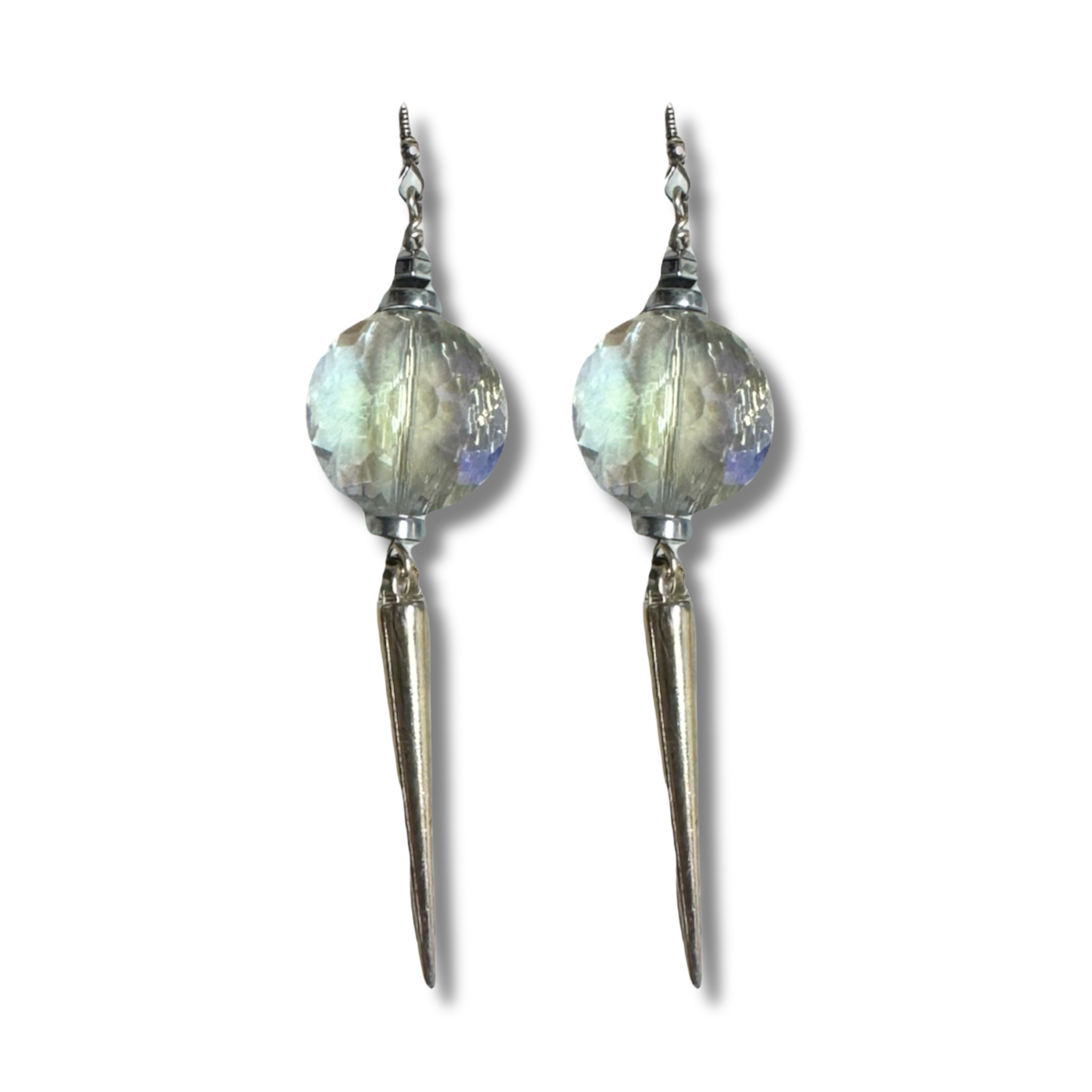 Crystal Spike Earrings