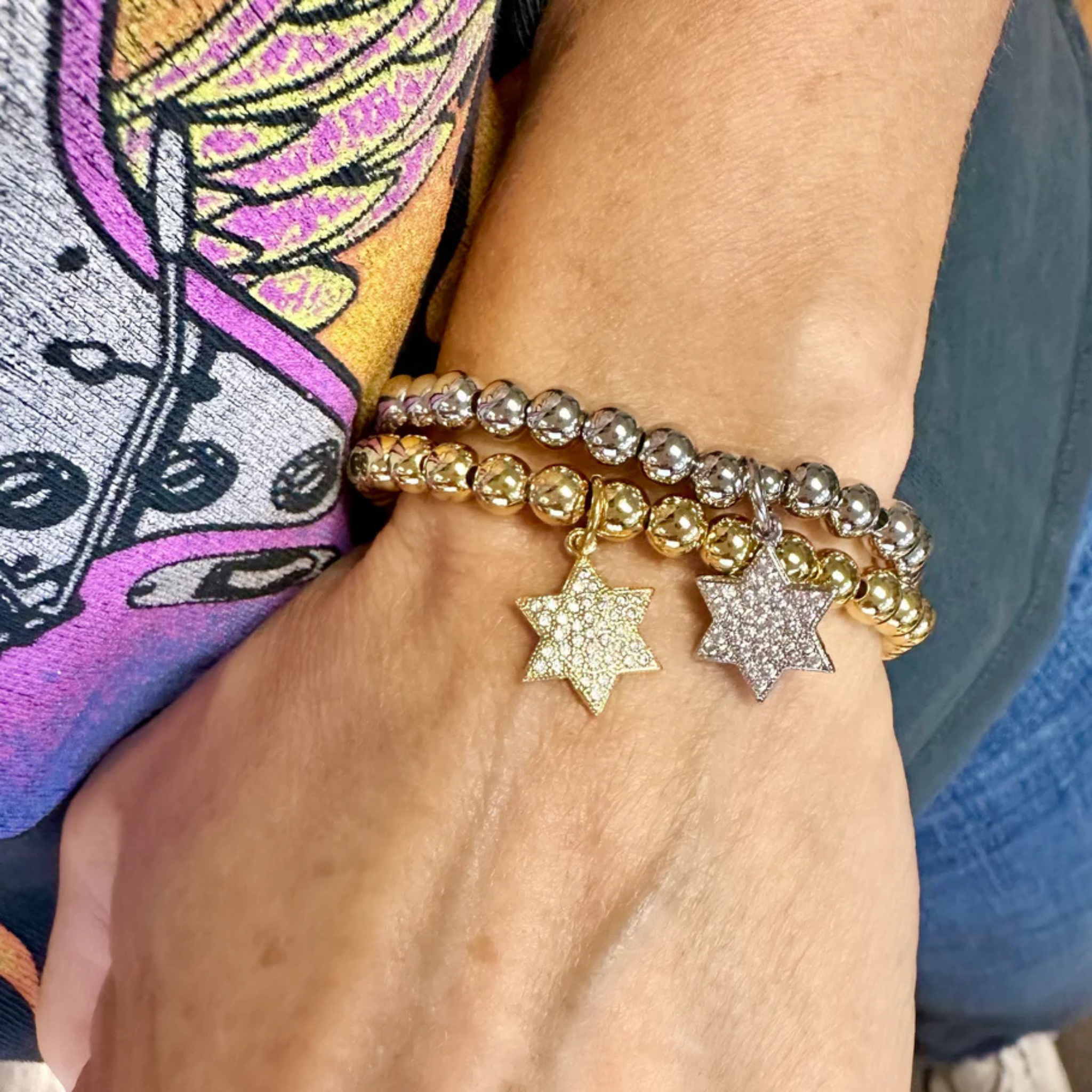 Hannah's Beautiful Jewish Star Bracelet