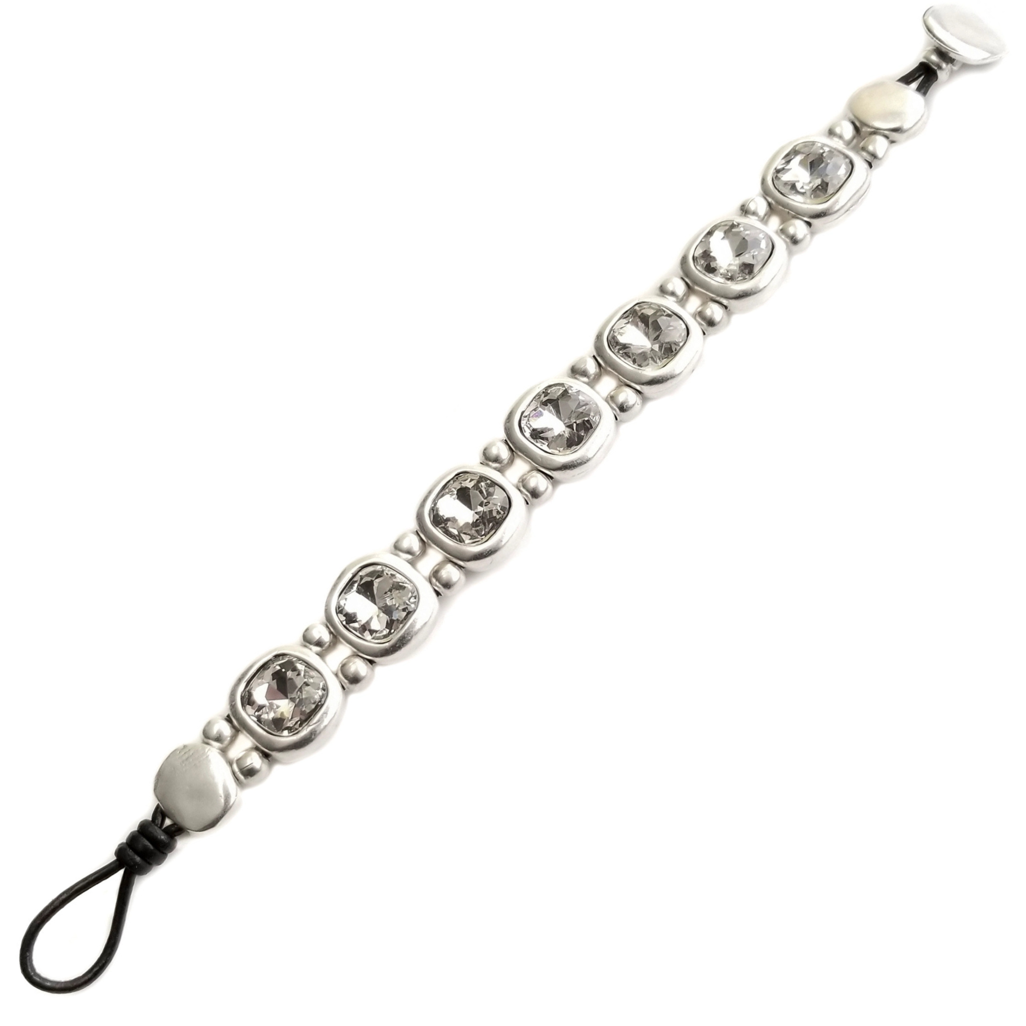 Chanour Starlight Mosaic bracelet featuring colorful mosaic beads and a delicate chain design.