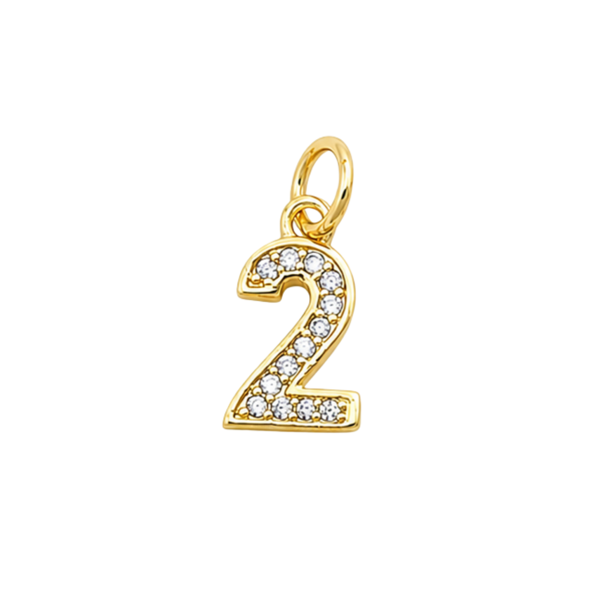 Number Charm Pendant
