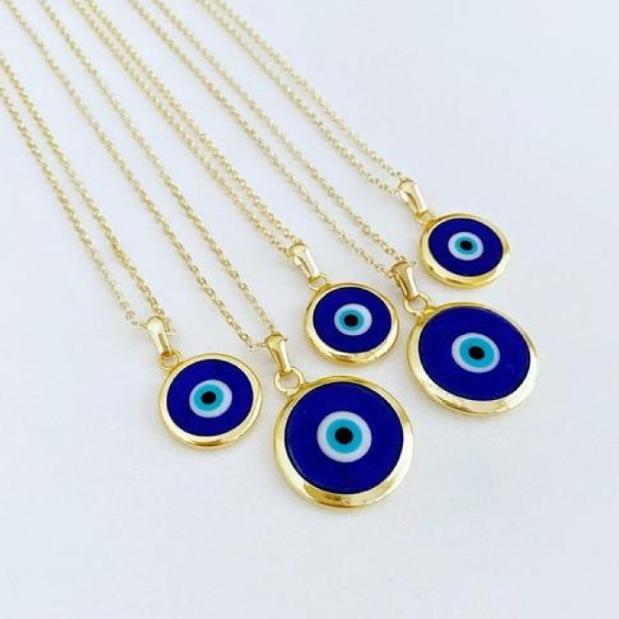 Blue Turkish Evil Eye Necklace