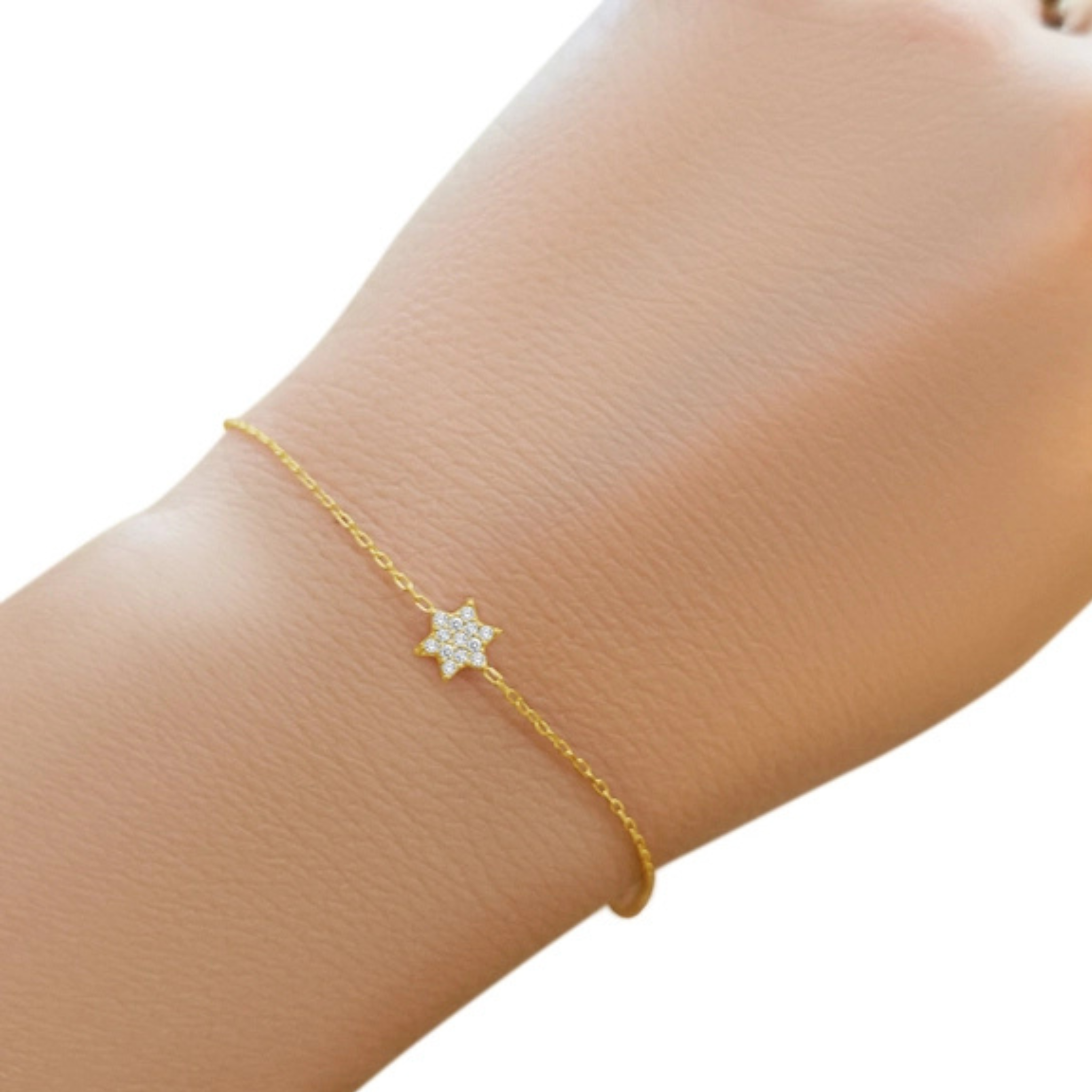 Tiny Jewish Star Bracelet