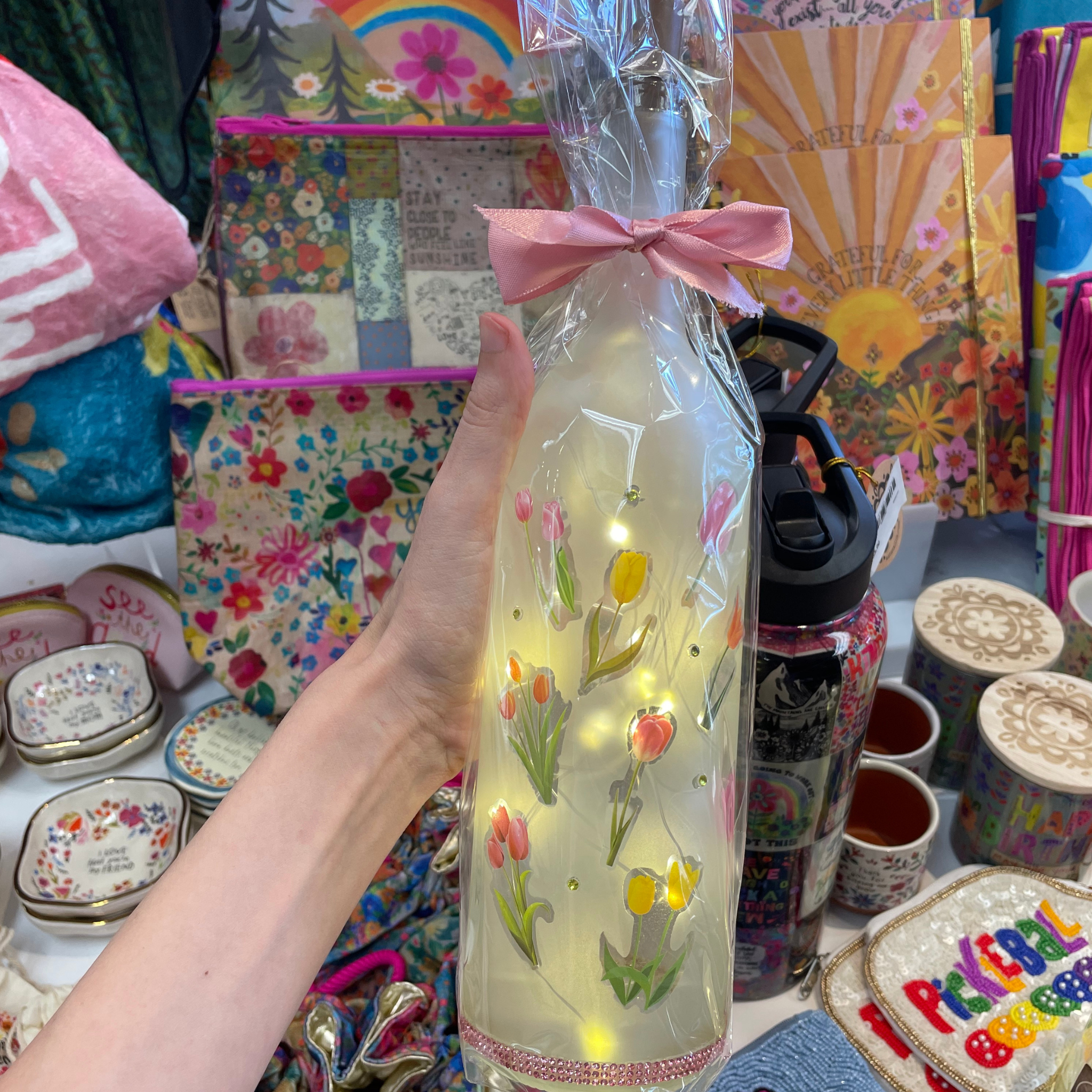 Floral Light Up Bottle