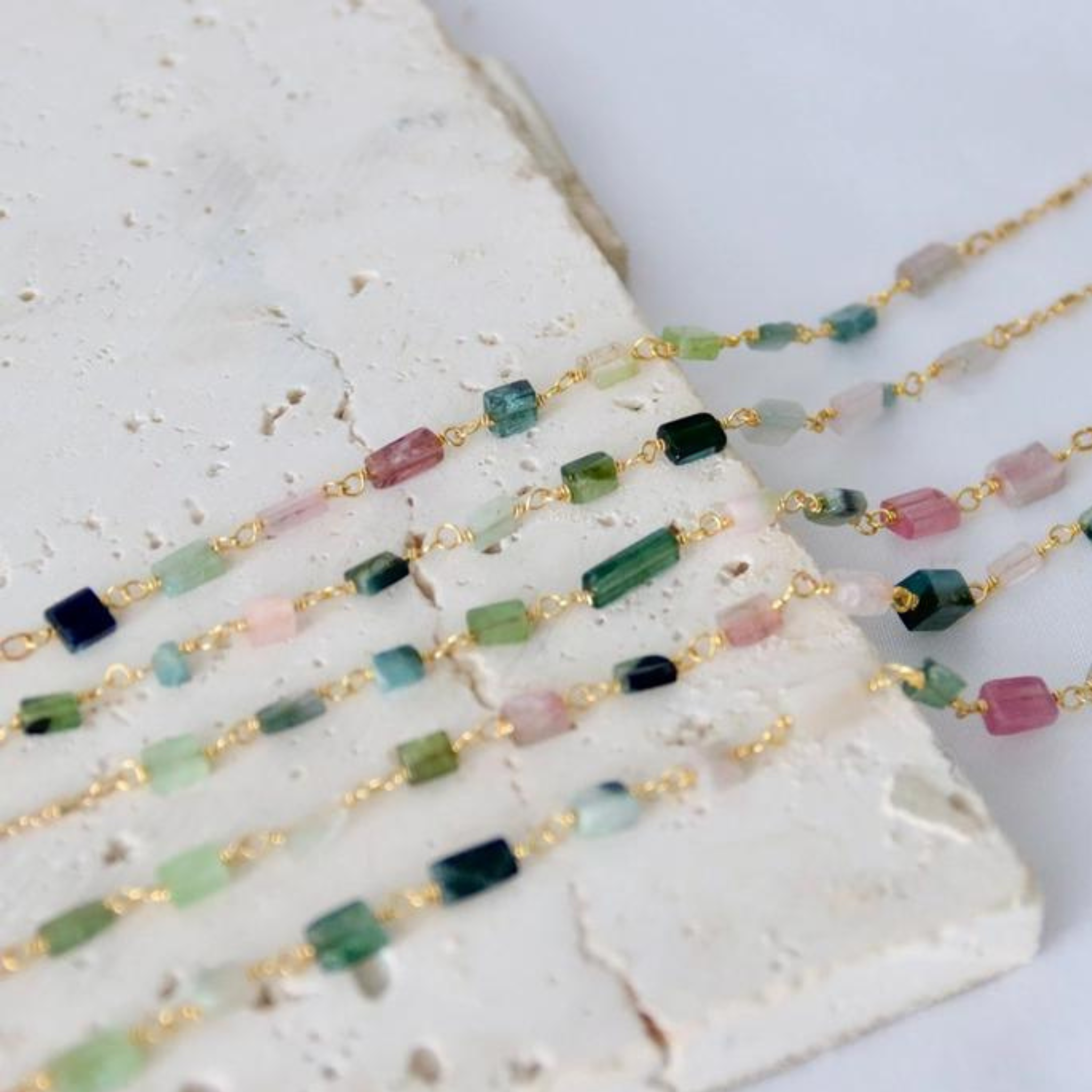 Tourmaline Chip Necklace