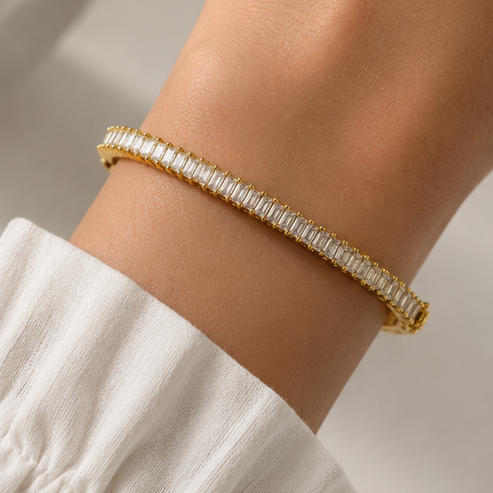 Baguette Luxe Bangle