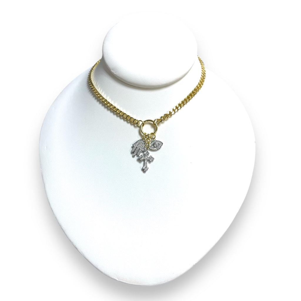 Cross Charm Necklace