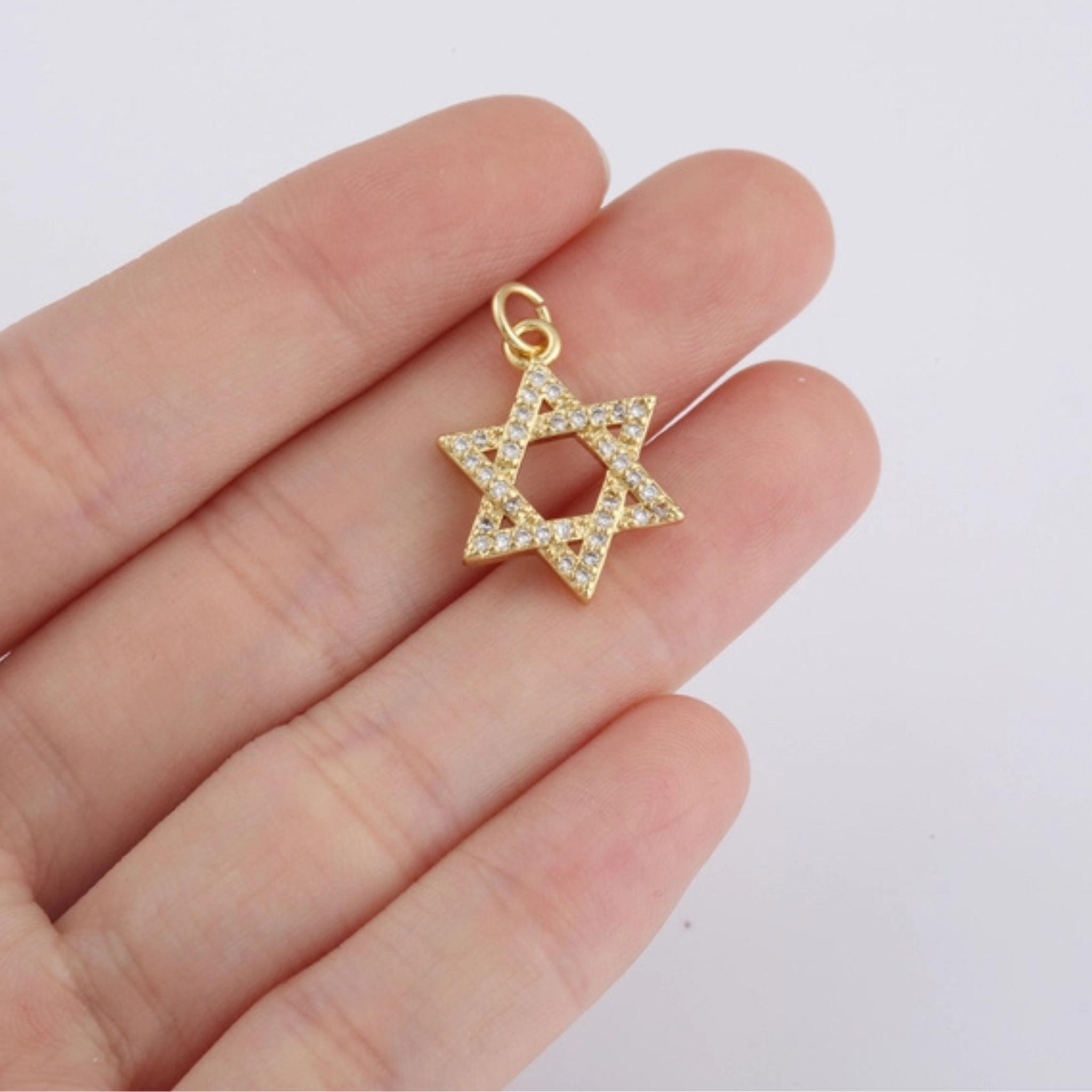 Jewish Star Sterling Silver Charm