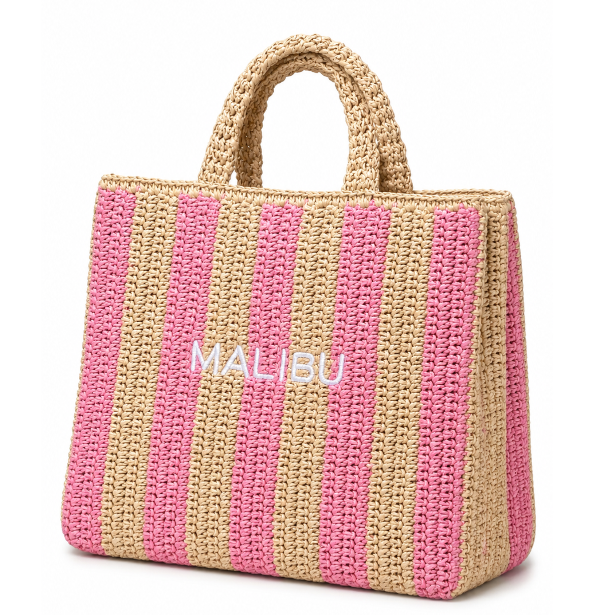 Destination Woven Raffia Tote Bags