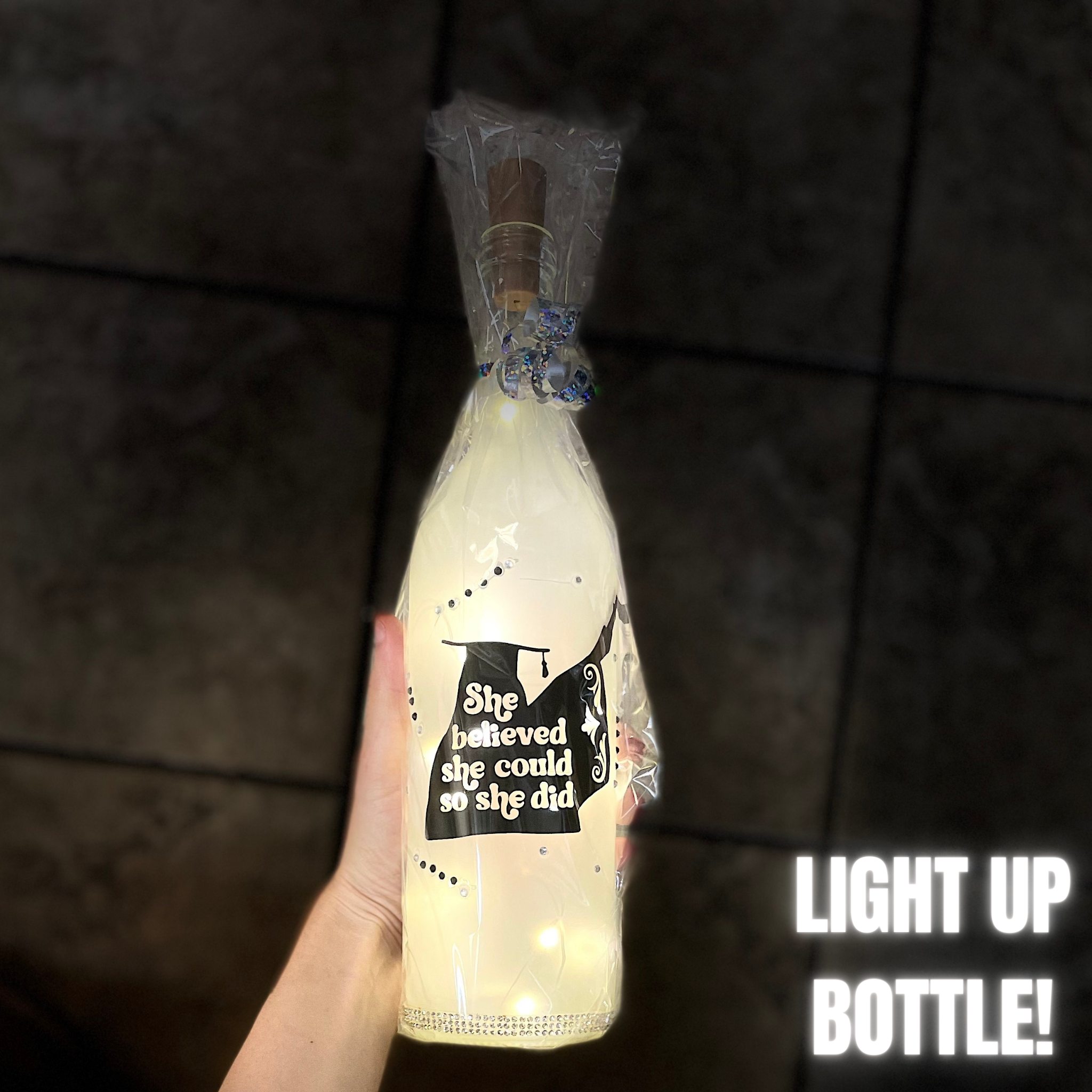 Graduation Light Up Bottle