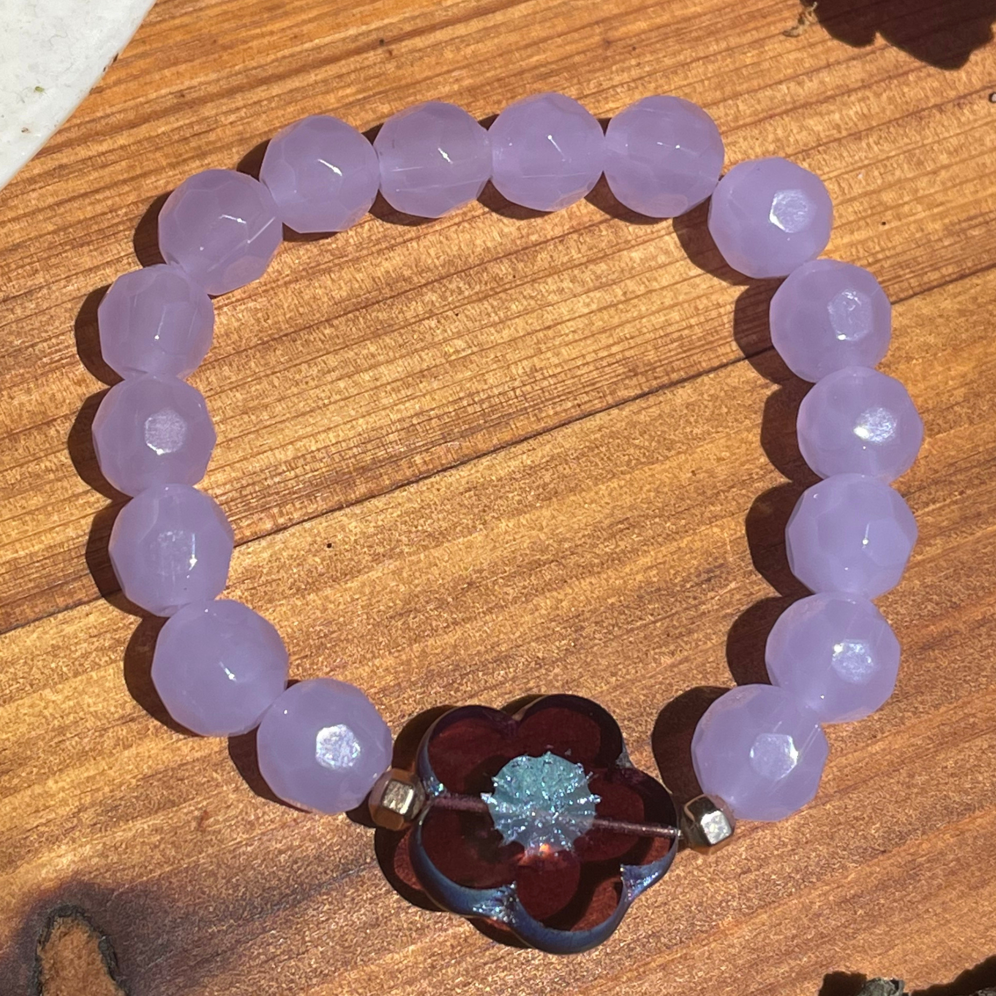 Lilac Flower Bracelets