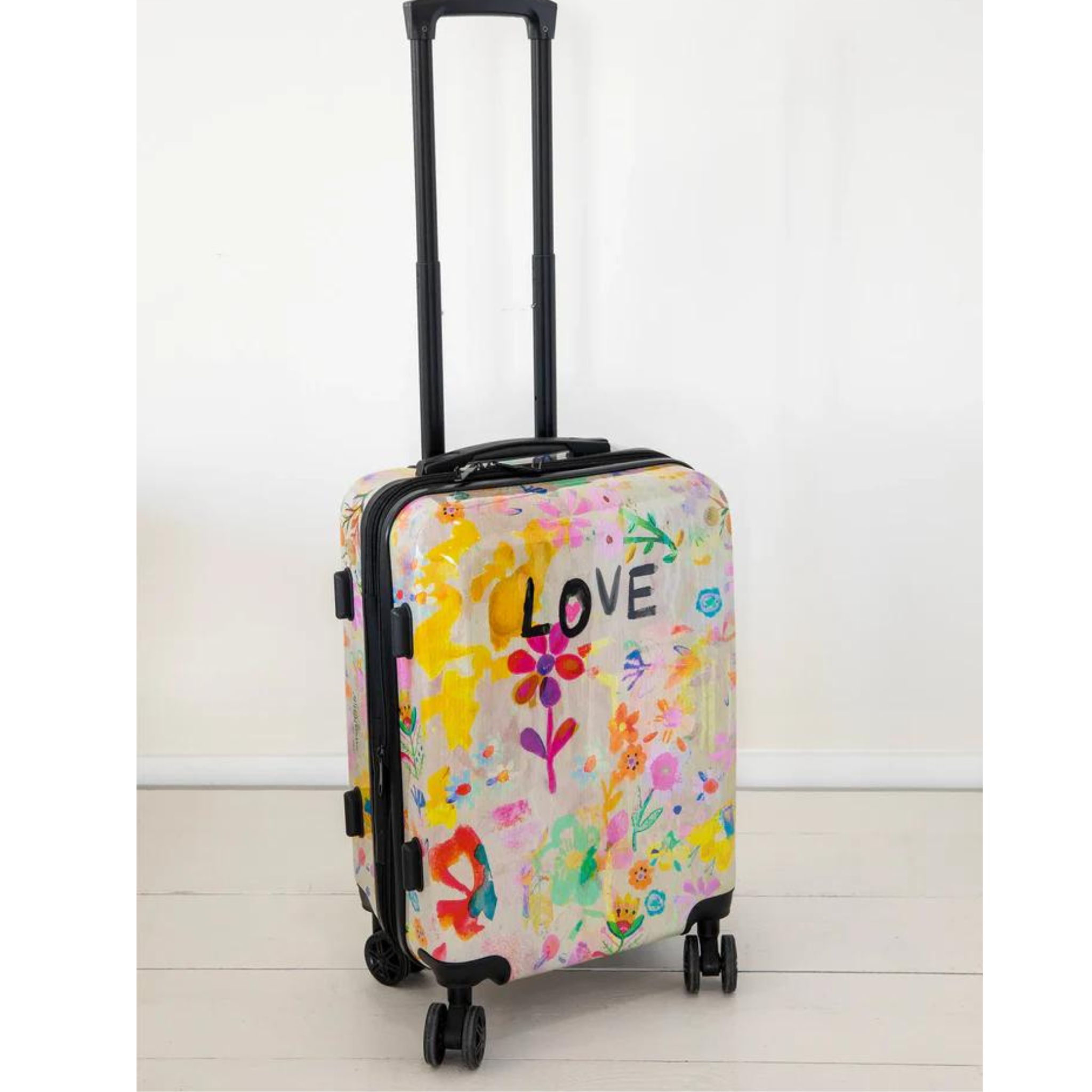 Travel Happy Carry-On Suitcase - Life Is A Canvas Love