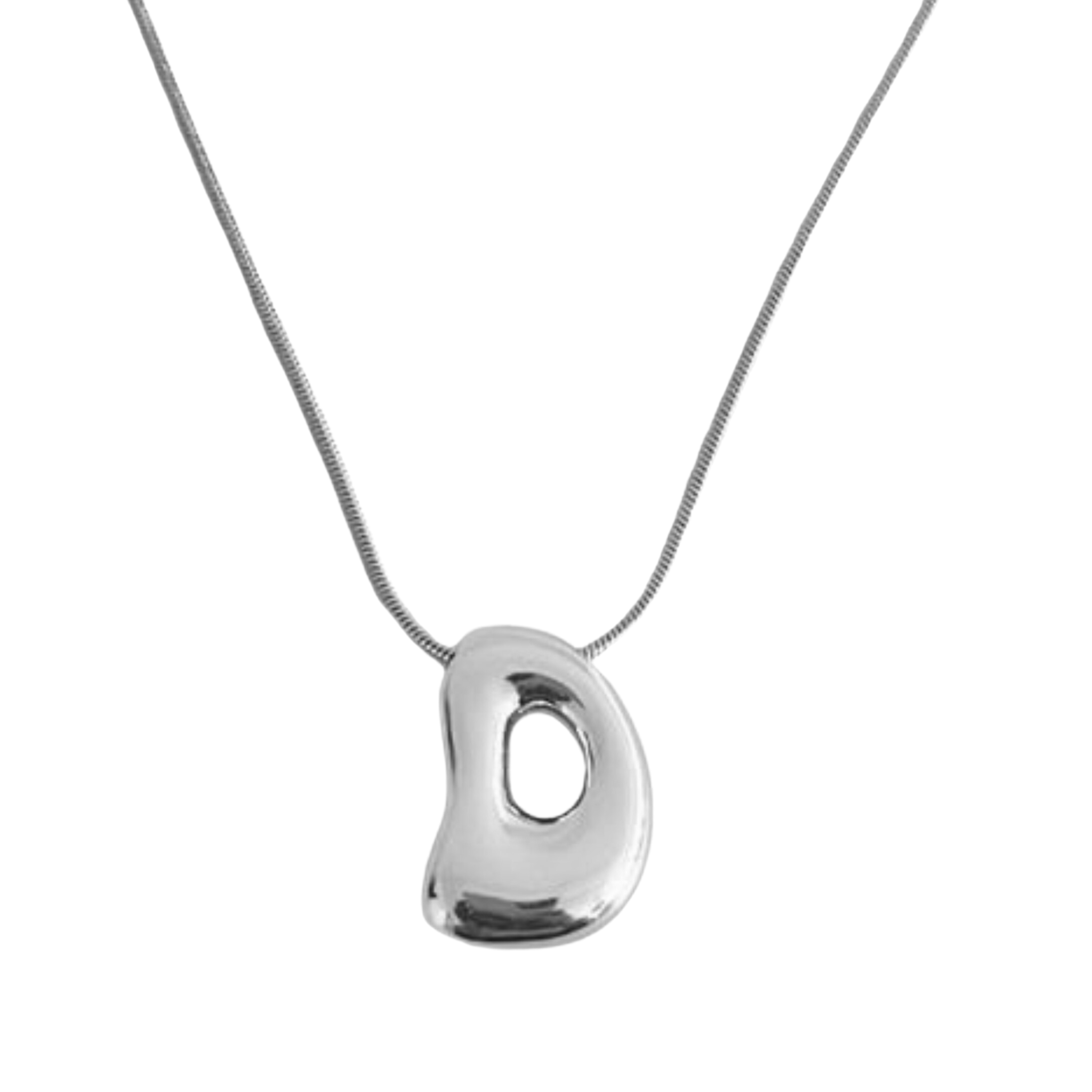 Balloon Letter Initial Necklace