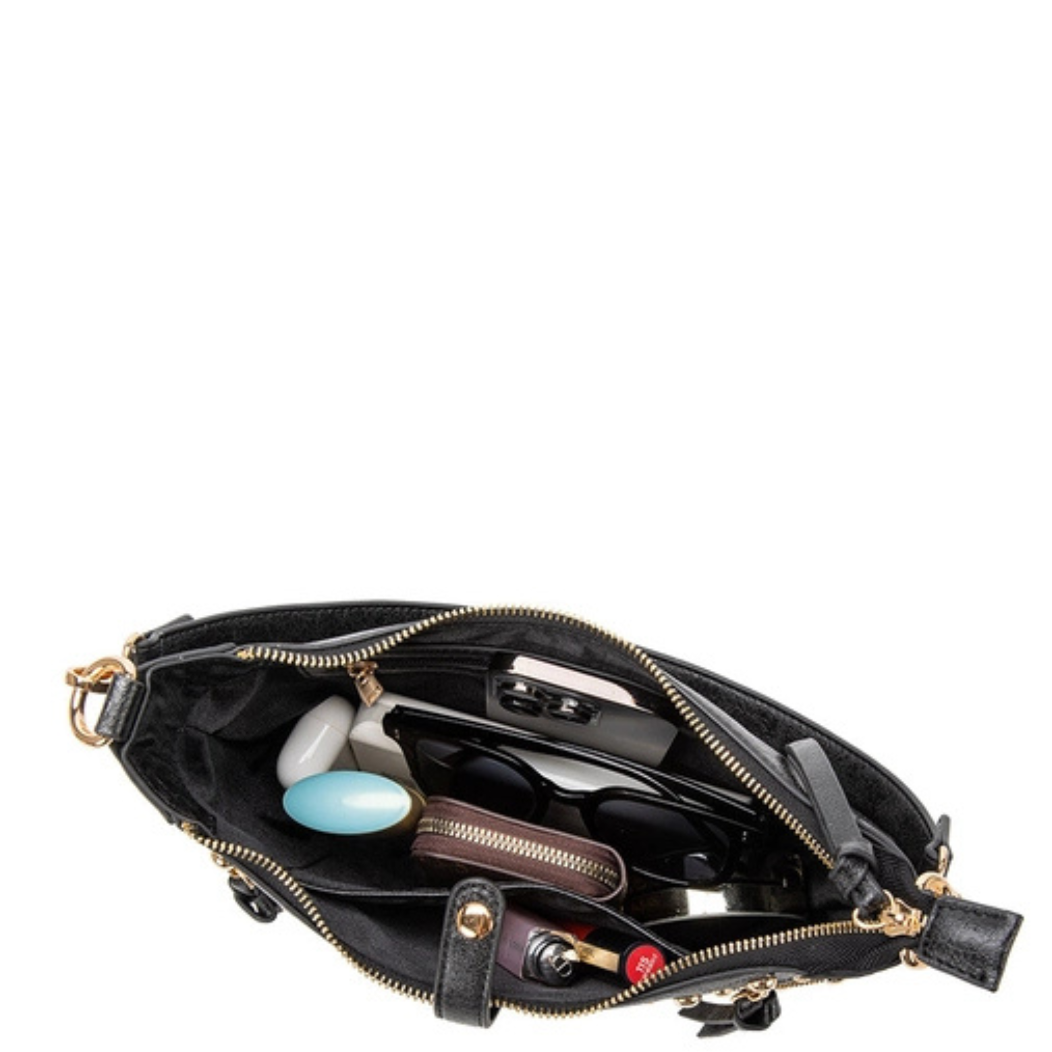 Maeve Black Recycled Vegan Shoulder Bag