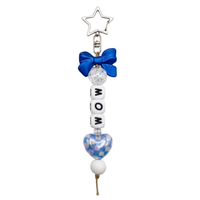 Mom Blue Bow