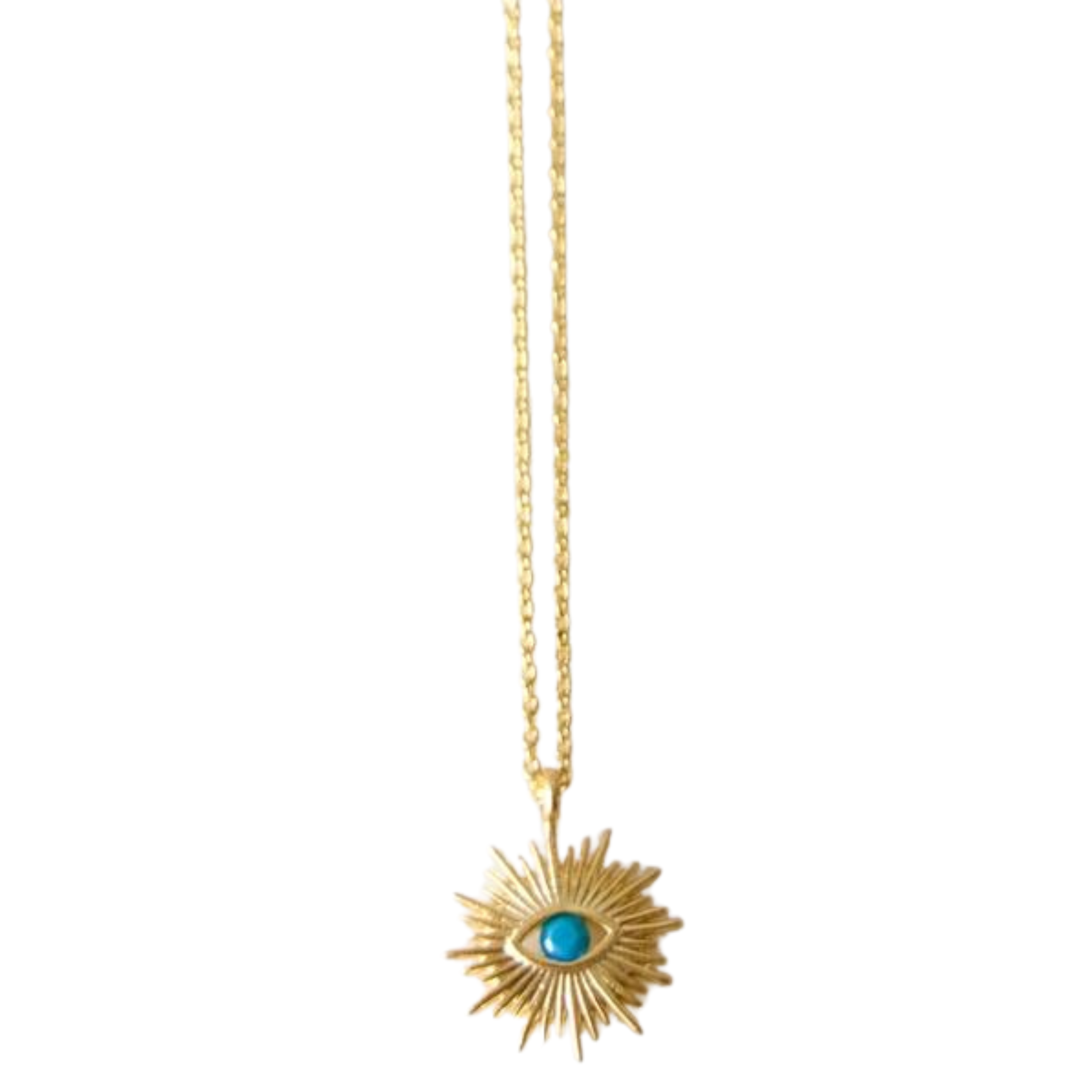 Sun Evil Eye Necklace