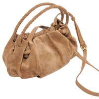 Dark Tan Suede