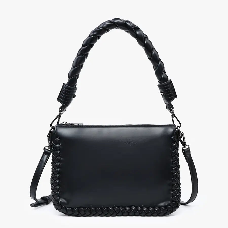 Judith Vegan Whipstitch Shoulder Bag