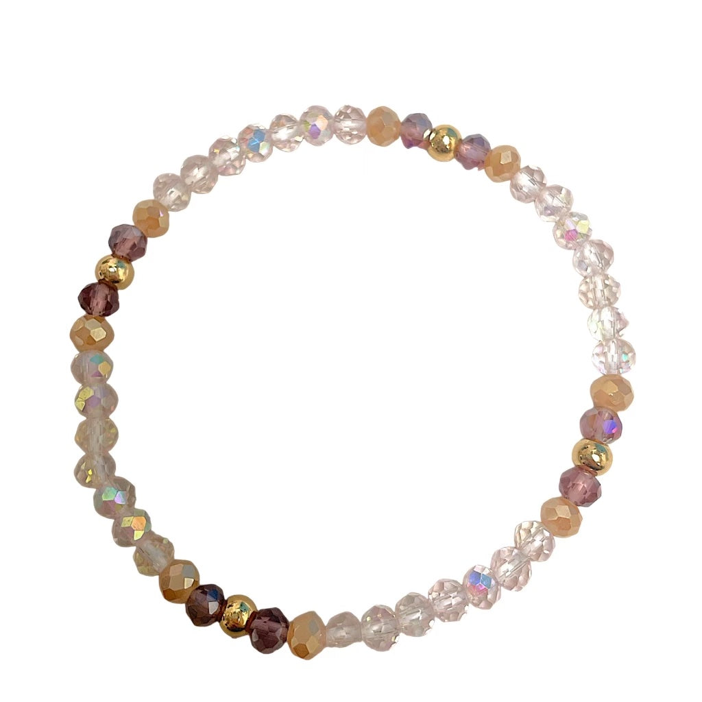 Lilac Fields Crystal Bracelet