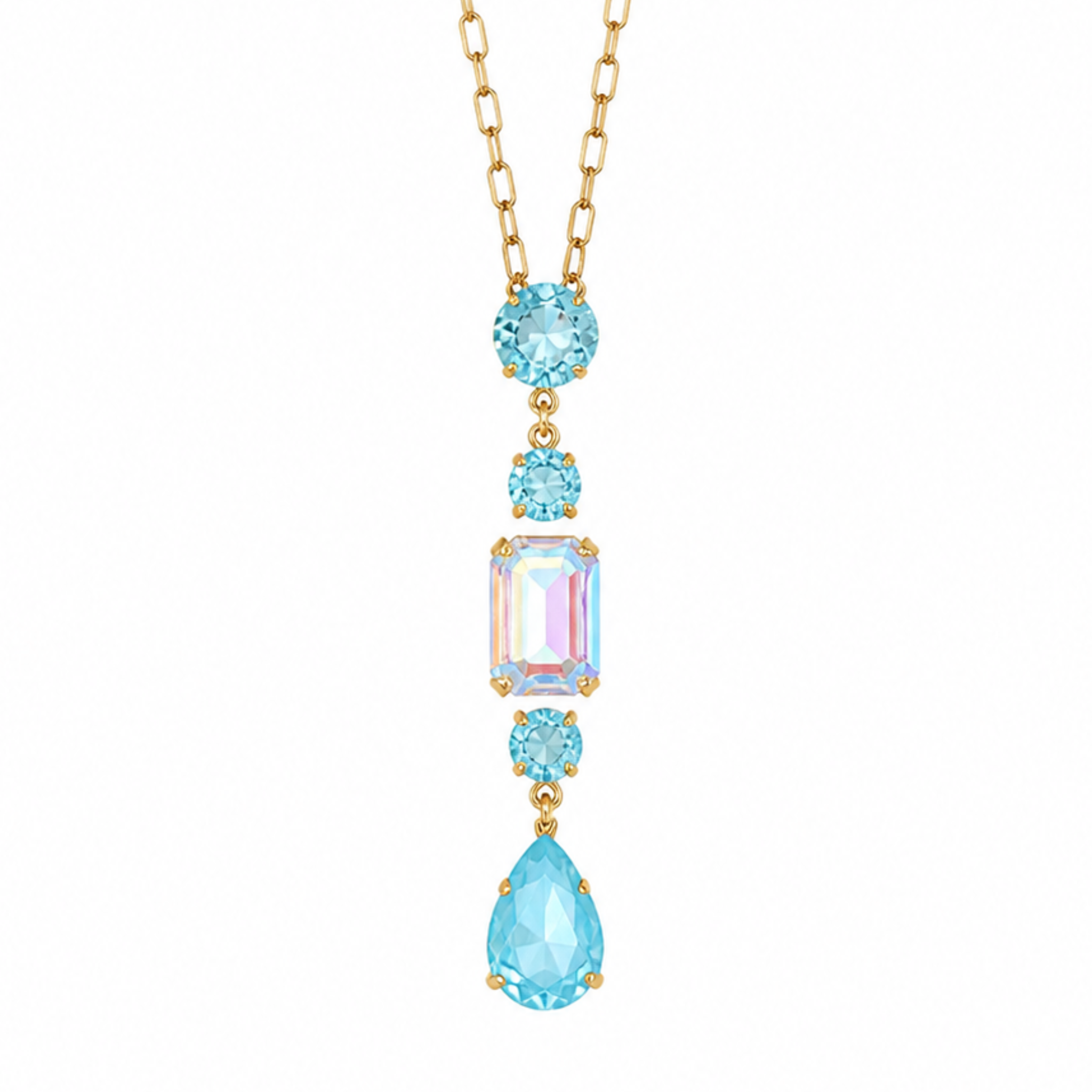 Cathie Nilson Princess Tear Drop necklace featuring a delicate teardrop pendant on a fine chain.