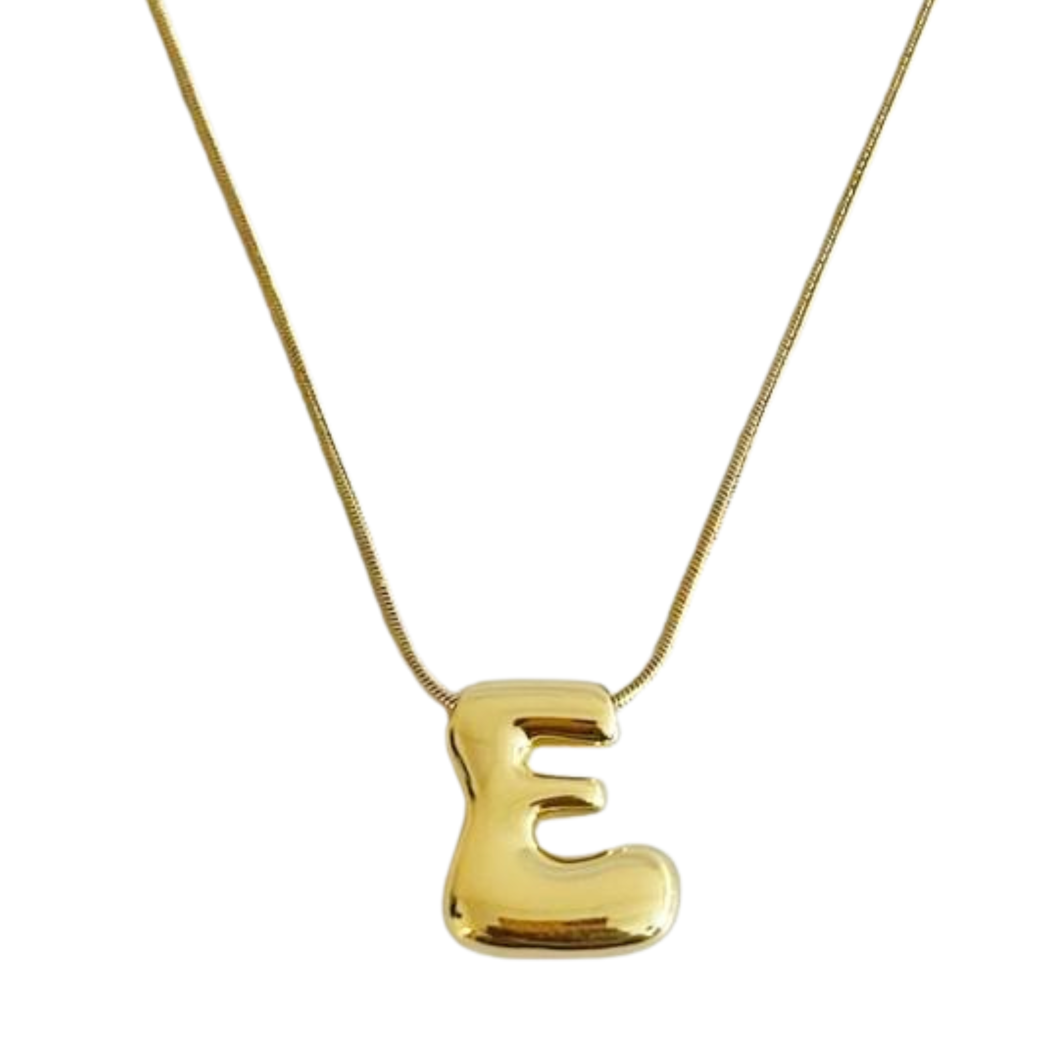 Balloon Letter Initial Necklace