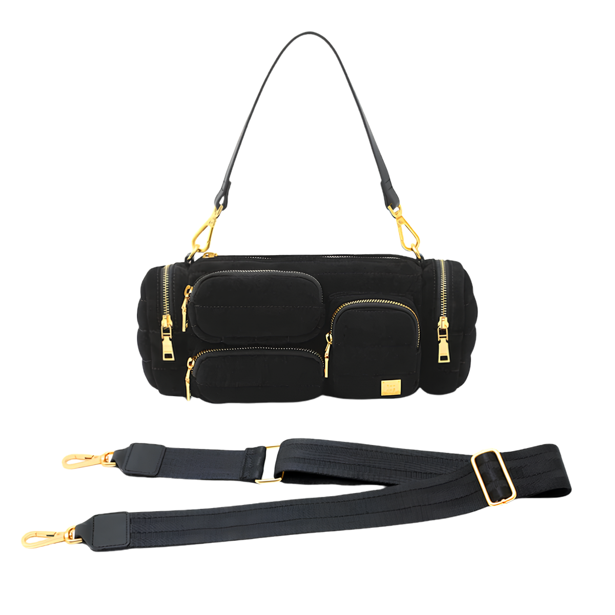 Lady Cargo Black Suede