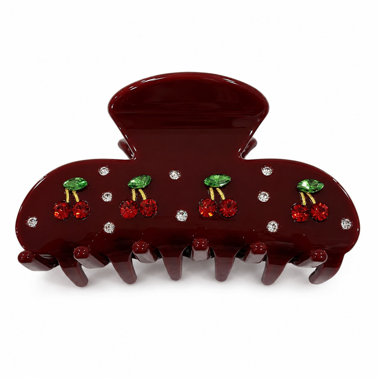 Gorgeous Red Wine Cherry Clip