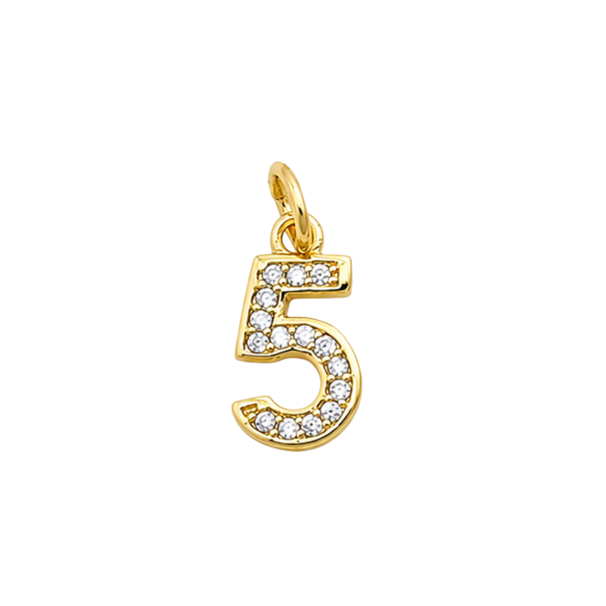 Number Charm Pendant