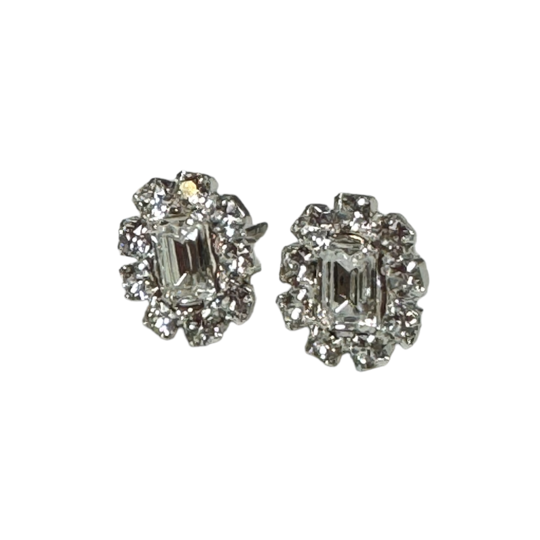 CZ flower studs