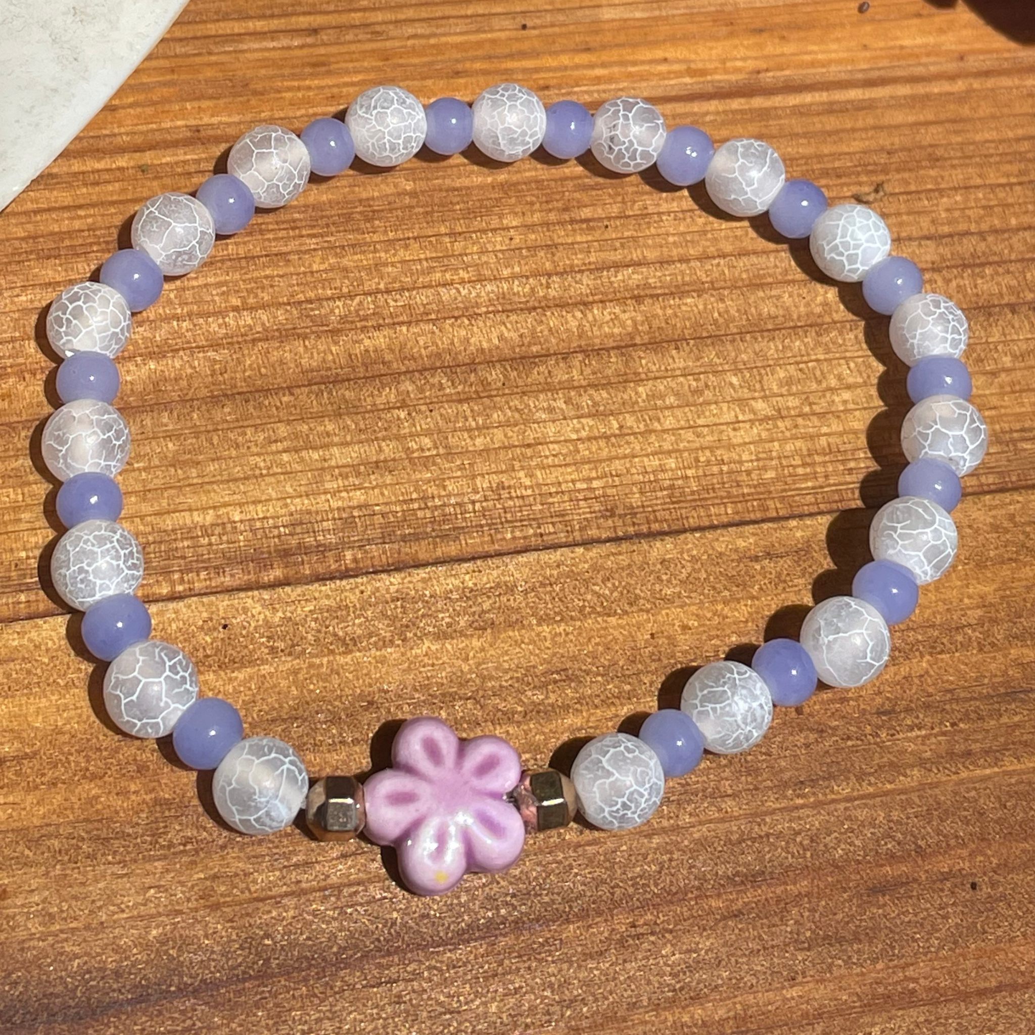 Lilac Flower Bracelets