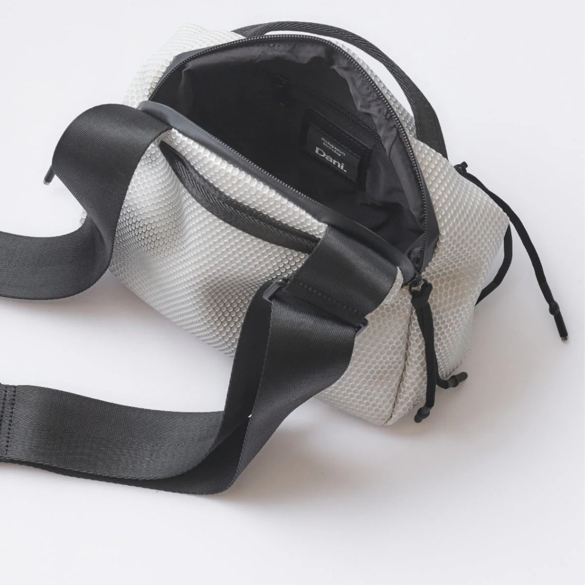 Daniella Lehavi Bonnie Mini Crossbody Bag in sleek leather with adjustable strap and compact design, perfect for everyday use.