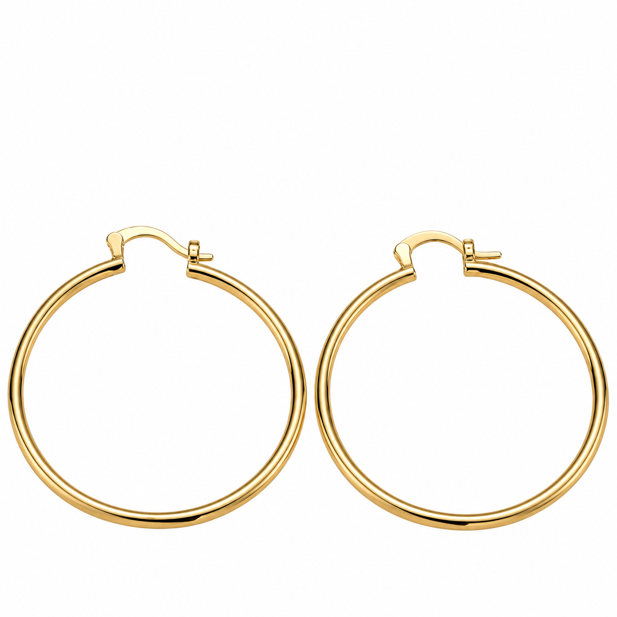 40mm Gold Hoops