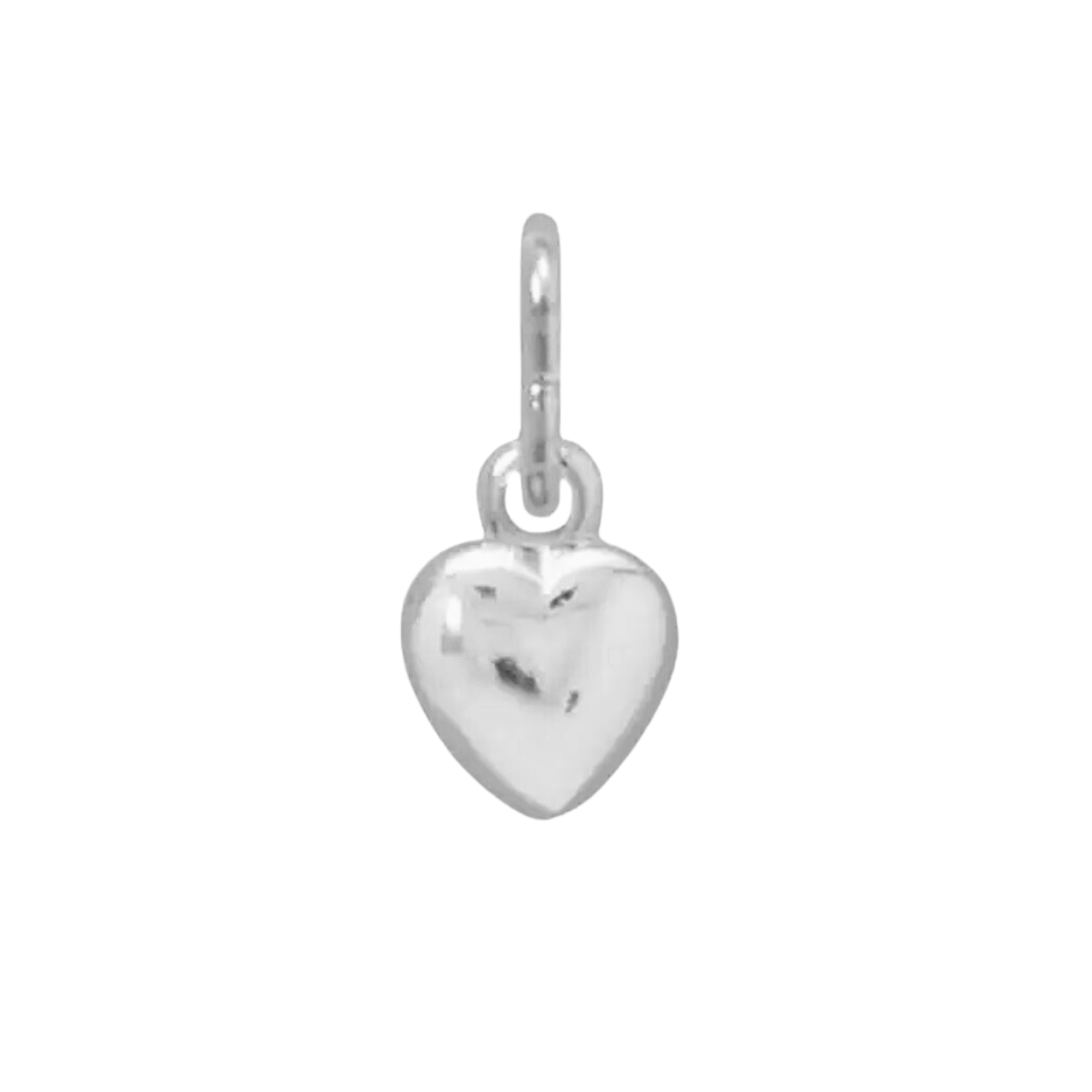 Small Italian Puffy Heart Charm