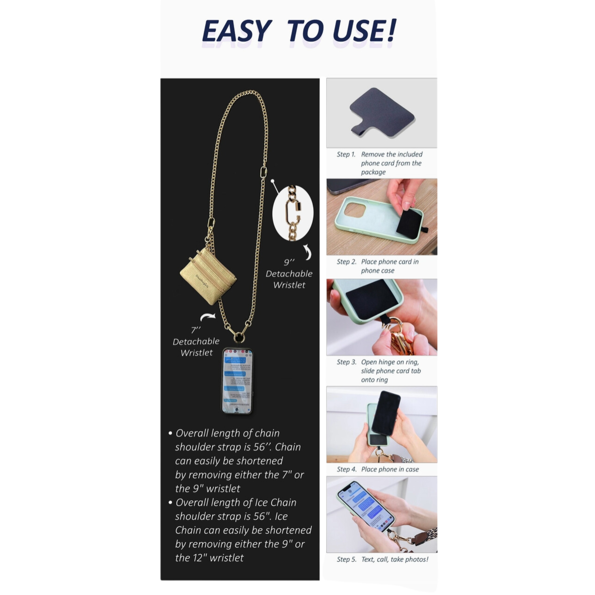 Clip & Go Crossbody Phone Accessory