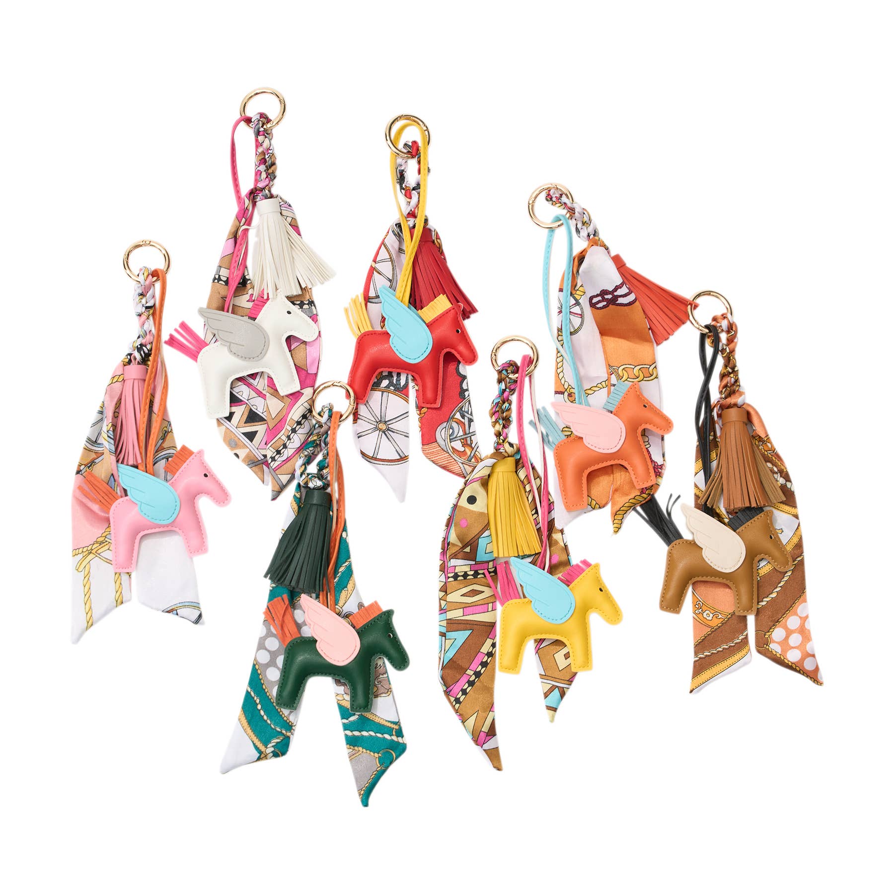 Horse Charm w/ Scarf Bag Charm