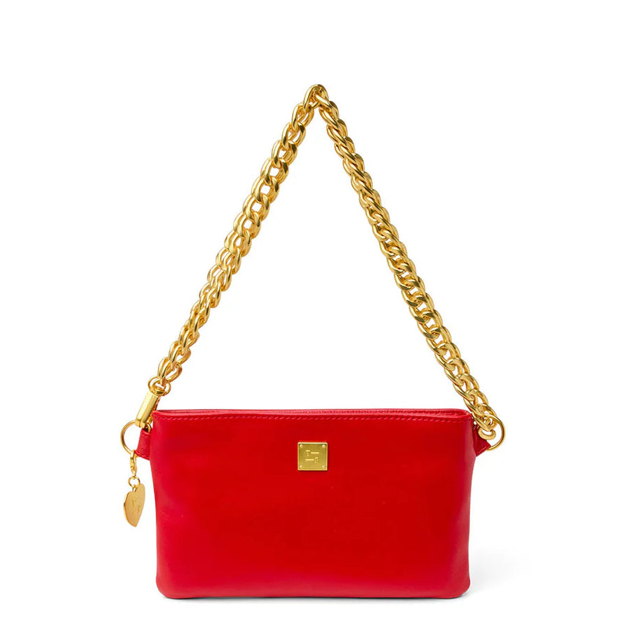 Think Royln Fame bag featuring a sleek design with a zip closure and adjustable strap, showcasing its stylish and functional appearance.