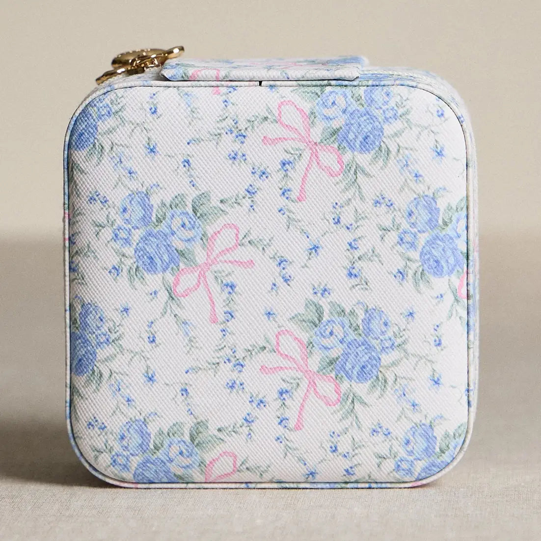 Travel Jewelry Box with Mirror | Compact
