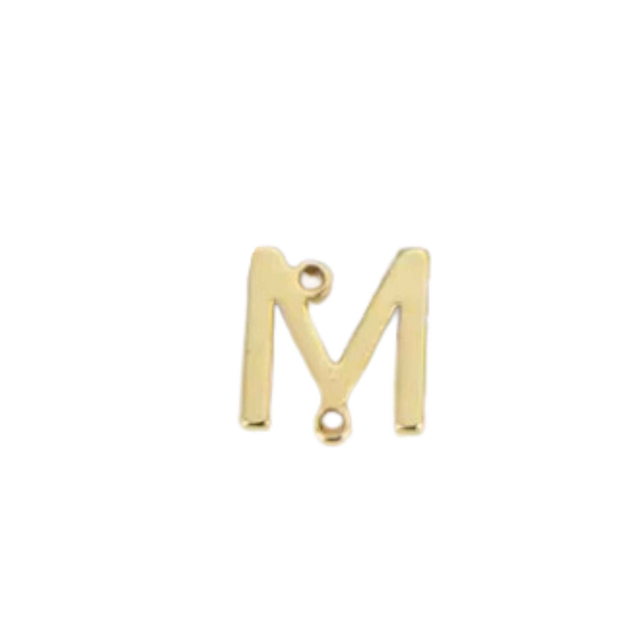 Dainty Initial Charm Connector, Alphabet Pendant