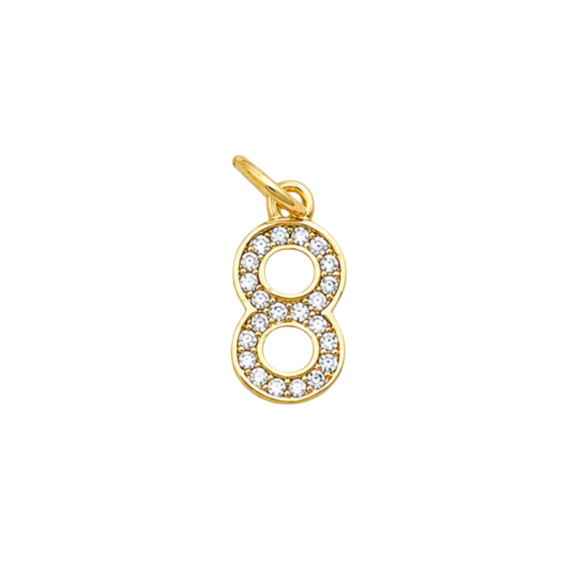 Number Charm Pendant