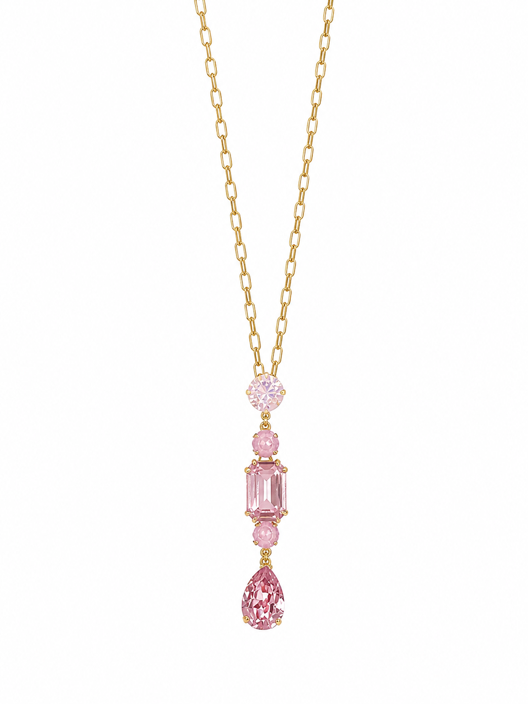 Cathie Nilson Princess Tear Drop necklace featuring a sparkling teardrop pendant on a delicate chain.