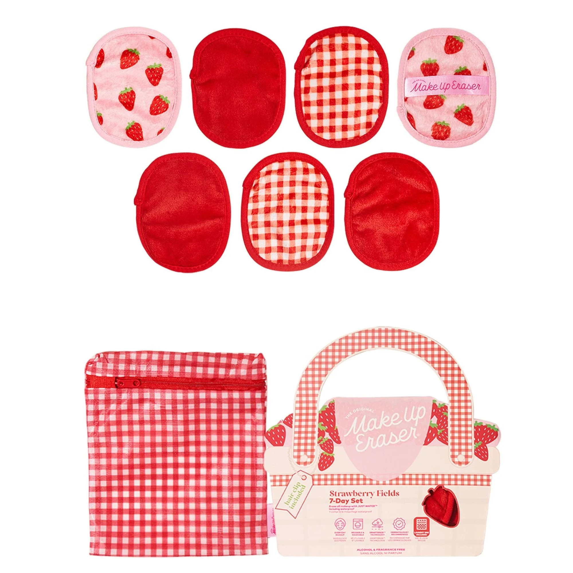 The Original MakeUp Eraser Strawberry Fields 7-Day Set